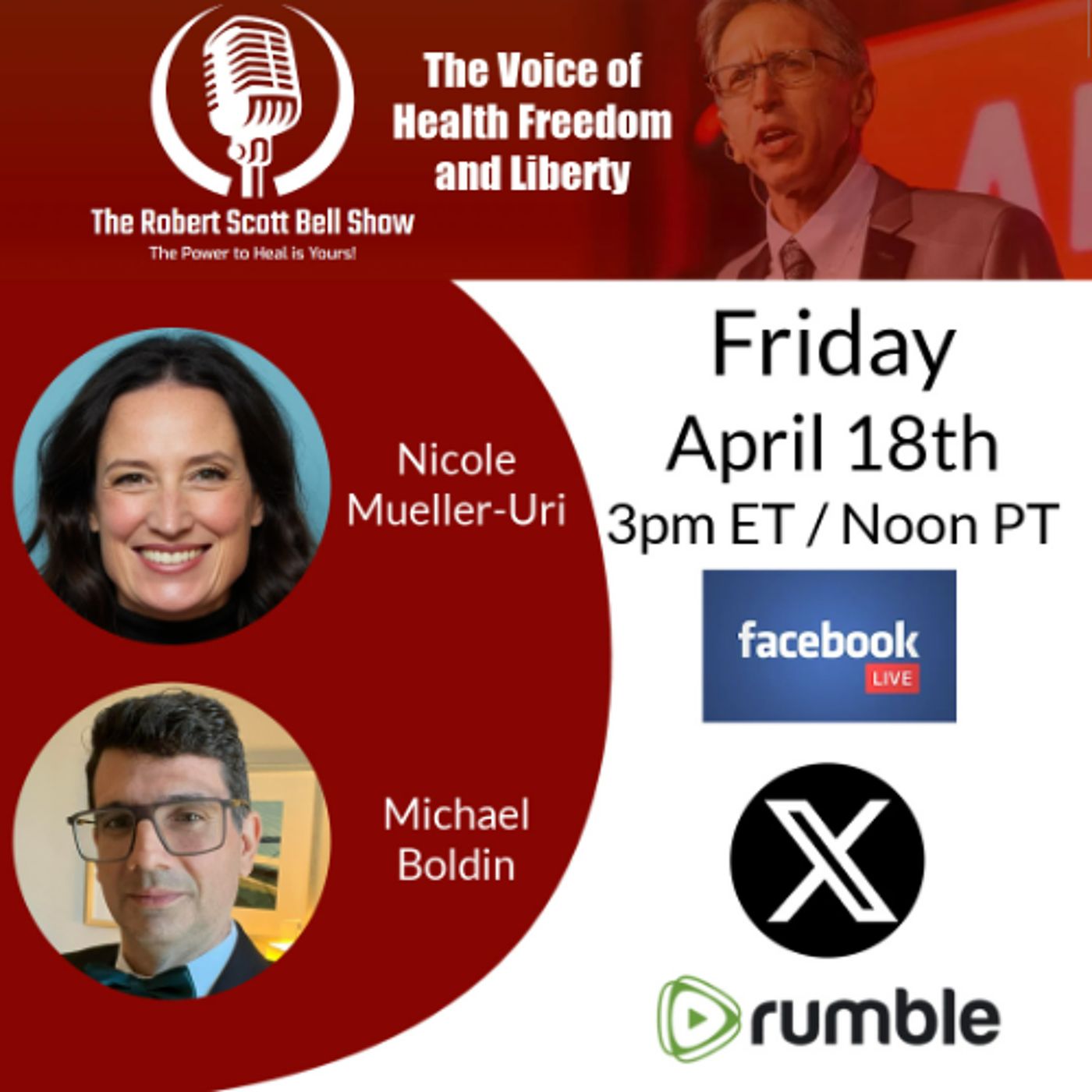 FDA Shakeup, OTC Ivermectin, Nicole Mueller-Uri, Metabolic Balance, Michael Boldin, 10th Amendment Center - The RSB Show 4-18-25 episode artwork