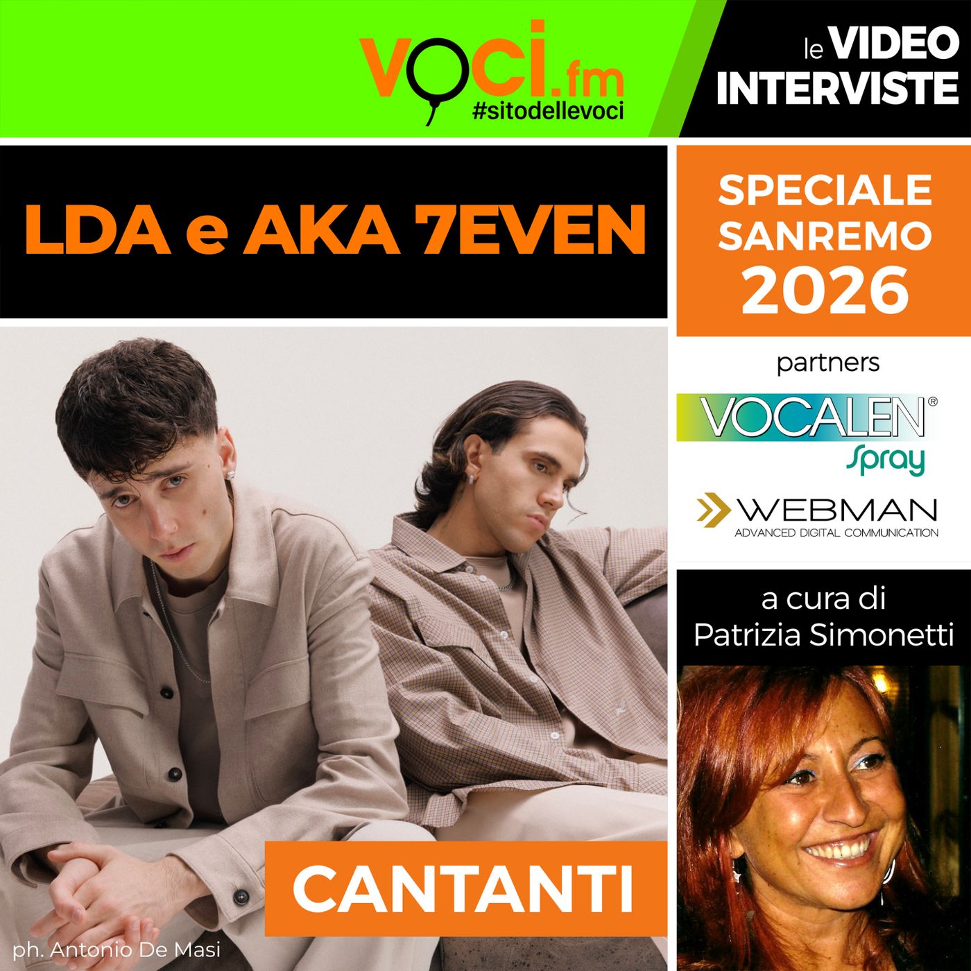 SANREMO 2026: LDA e AKA 7EVEN su VOCI.fm - clicca PLAY e ascolta l'intervista episode artwork
