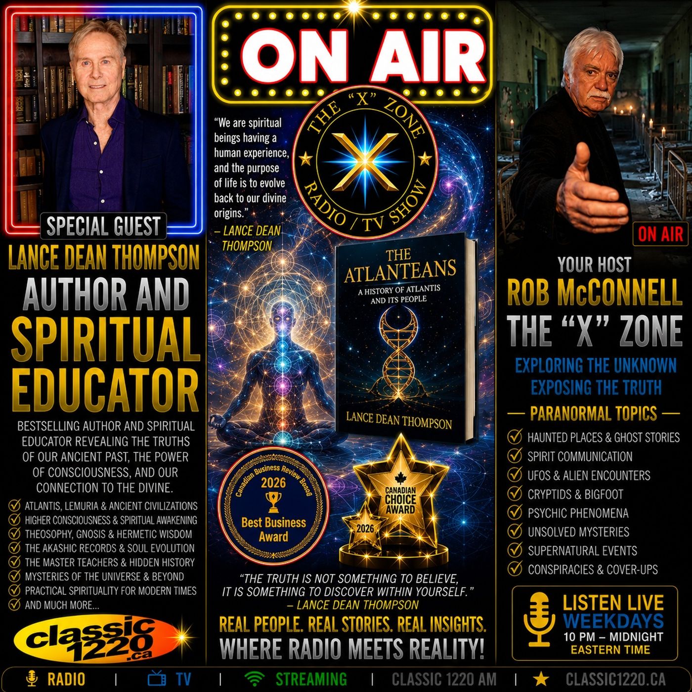 Rob McConnell Interviews - LANCE DEAN THOMPSON - Author and Spiritual Educator episode artwork