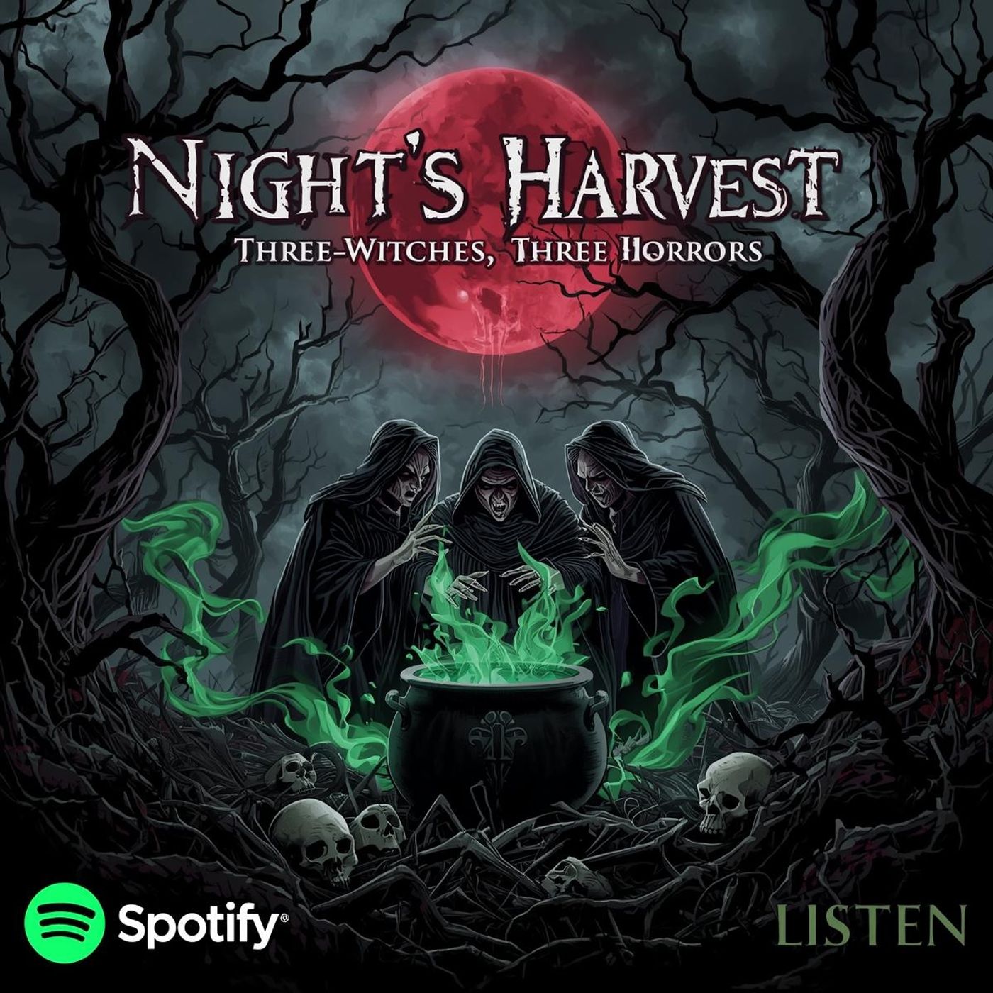 HORROR CAST: 3 HISTORIAS DE BRUJAS Y OTROS MALES - MES DE LAS BRUJAS episode artwork