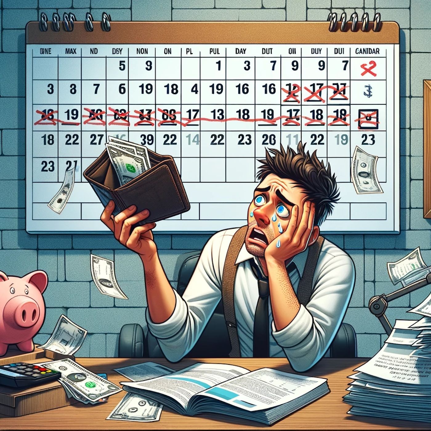 "Why is there so much month left at the end of the money?" episode artwork