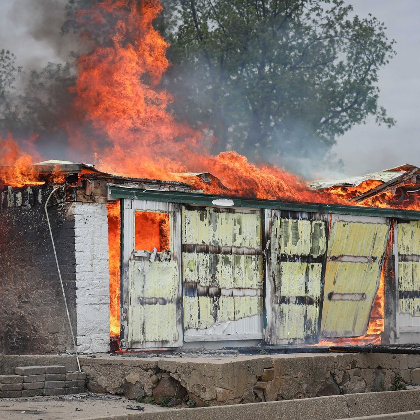 Barn consumed by fire near Huntley, crews stop spread to nearby buildings episode artwork