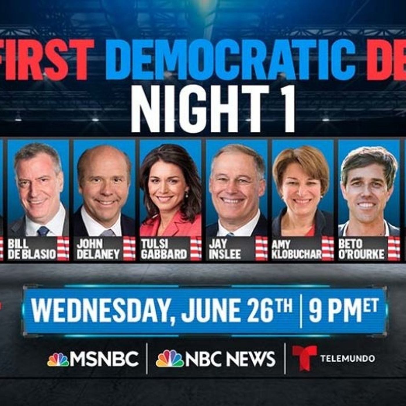 First Dem Debate LIVE