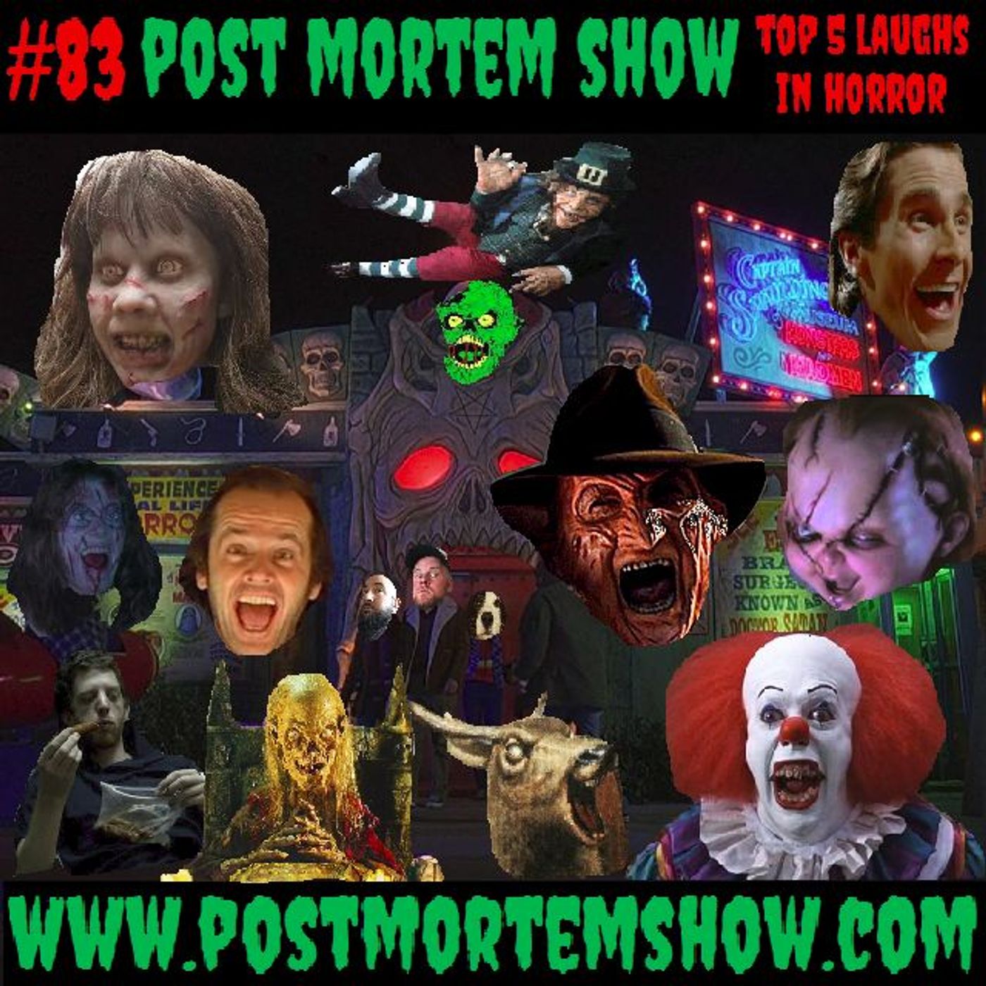 e083 - Hot Dog Heroes (Top 5 Horror Movie Laughs) episode artwork