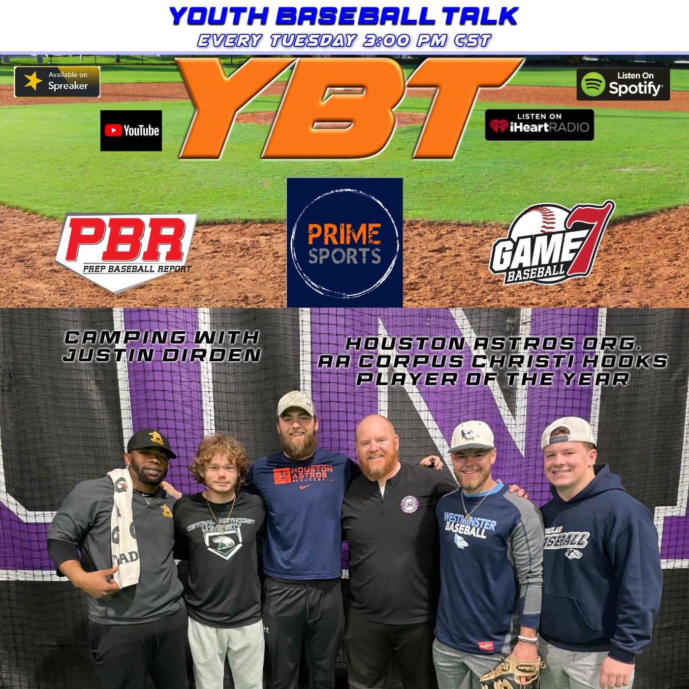 Camping with Justin Dirden at The Hitting Zone | Youth Baseball Talk episode artwork