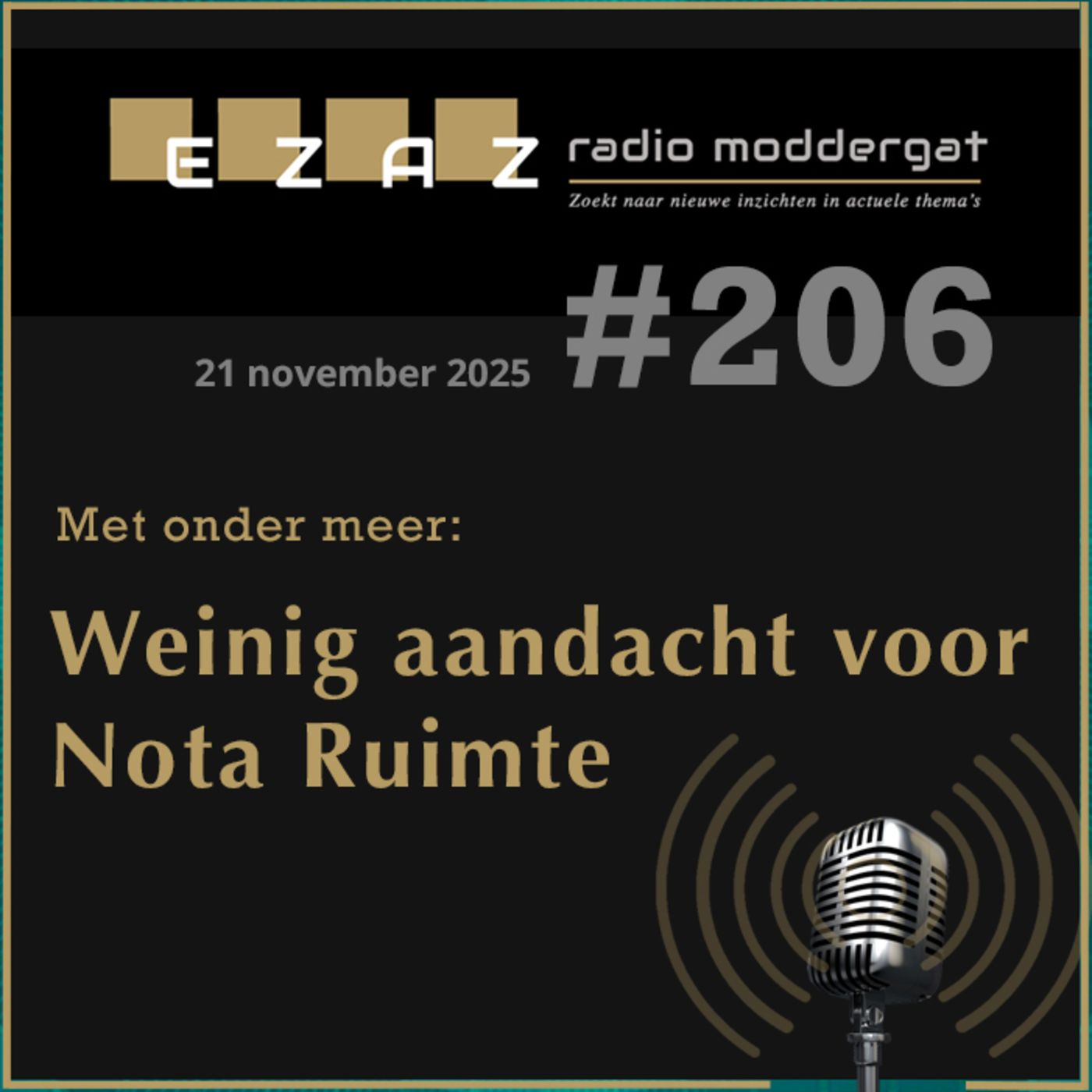 Radio Moddergat #206 - 2025-11-21 episode artwork