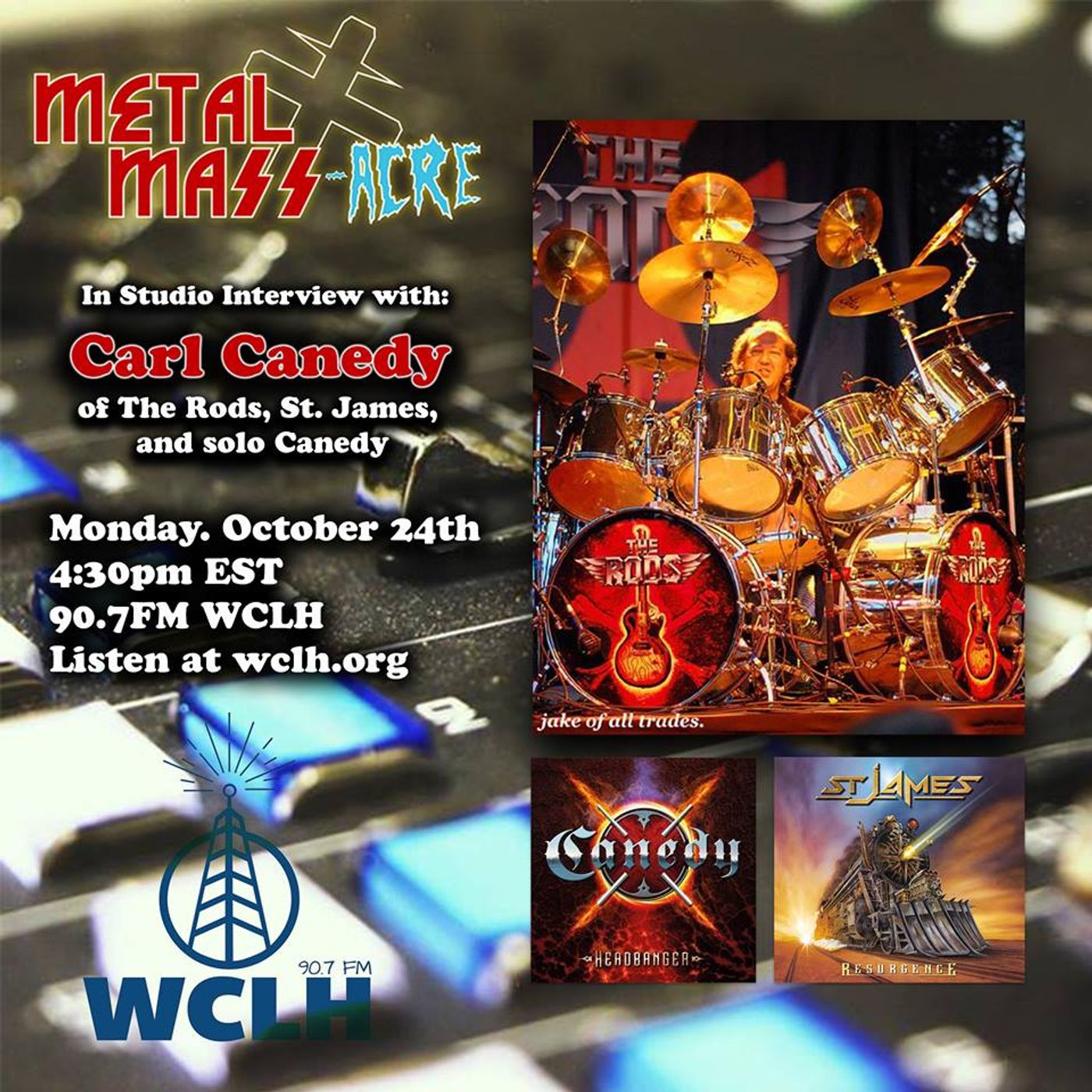 Carl Canedy THE RODS In-Studio Interview