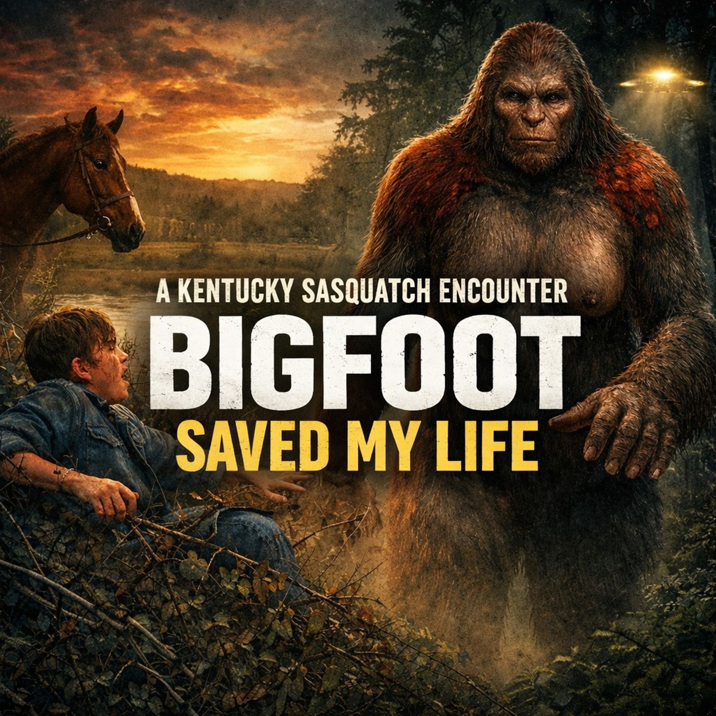 BIGFOOT SAVED MY LIFE ON THE GREEN RIVER IN KENTUCKY | FEMALE SASQUATCH ENCOUNTER — SASQUATCH THEORY cover