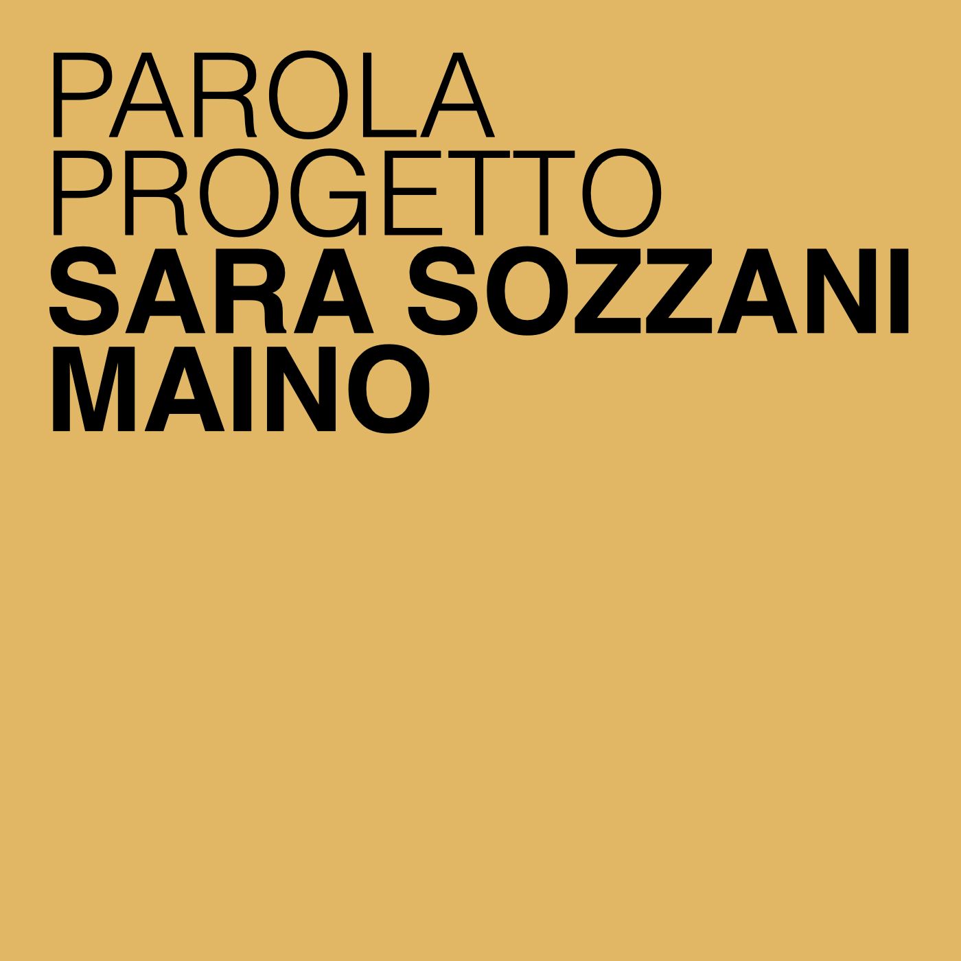 Parola Progetto