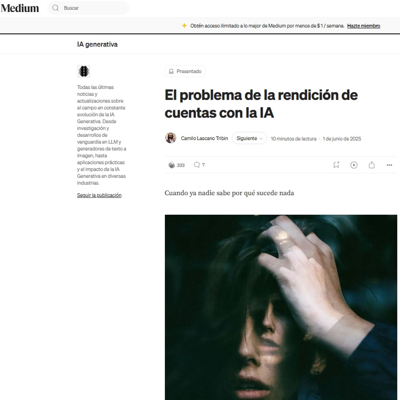 El problema de la Rendición de cuentas con la IA episode artwork