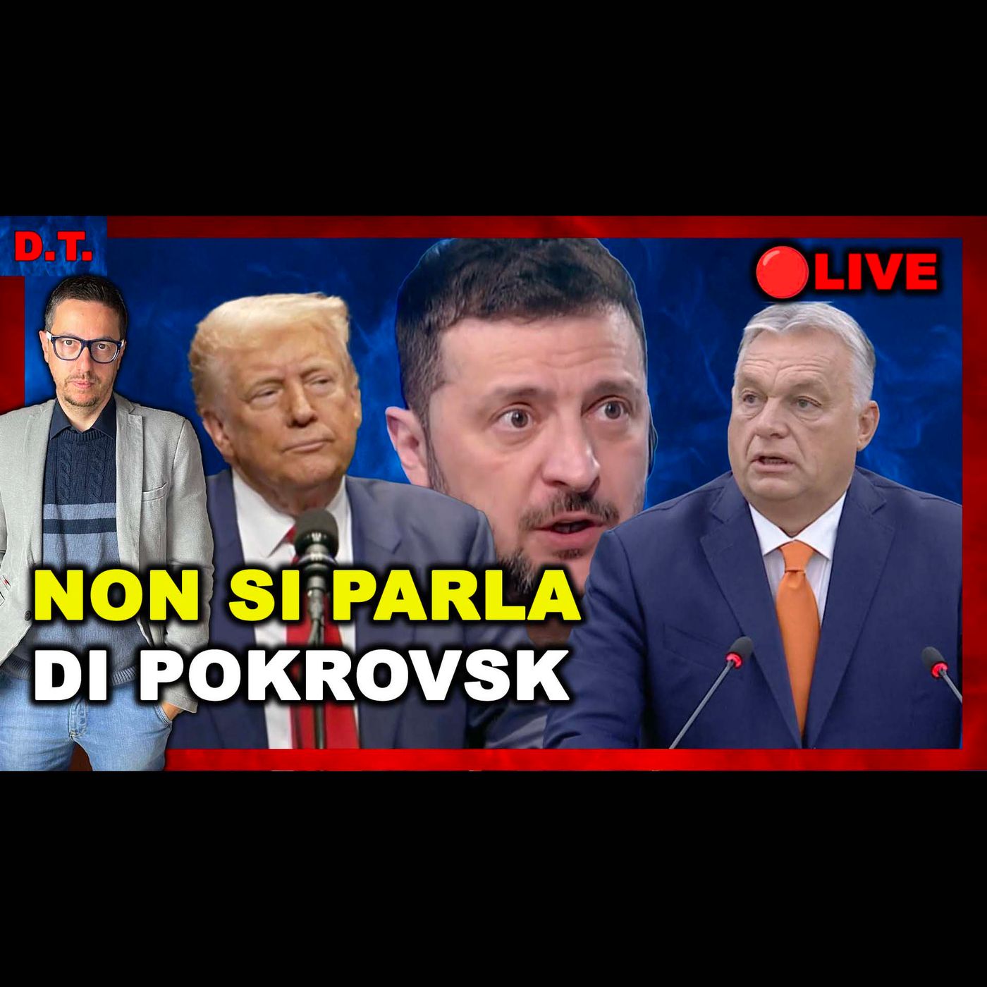 KIEV CONTINUA A NEGARE, TRUMP ANCORA CI CREDE, NUOVI DRONI SCONOSCIUTI (QUINDI RUSSI) | Live Ep27🔴