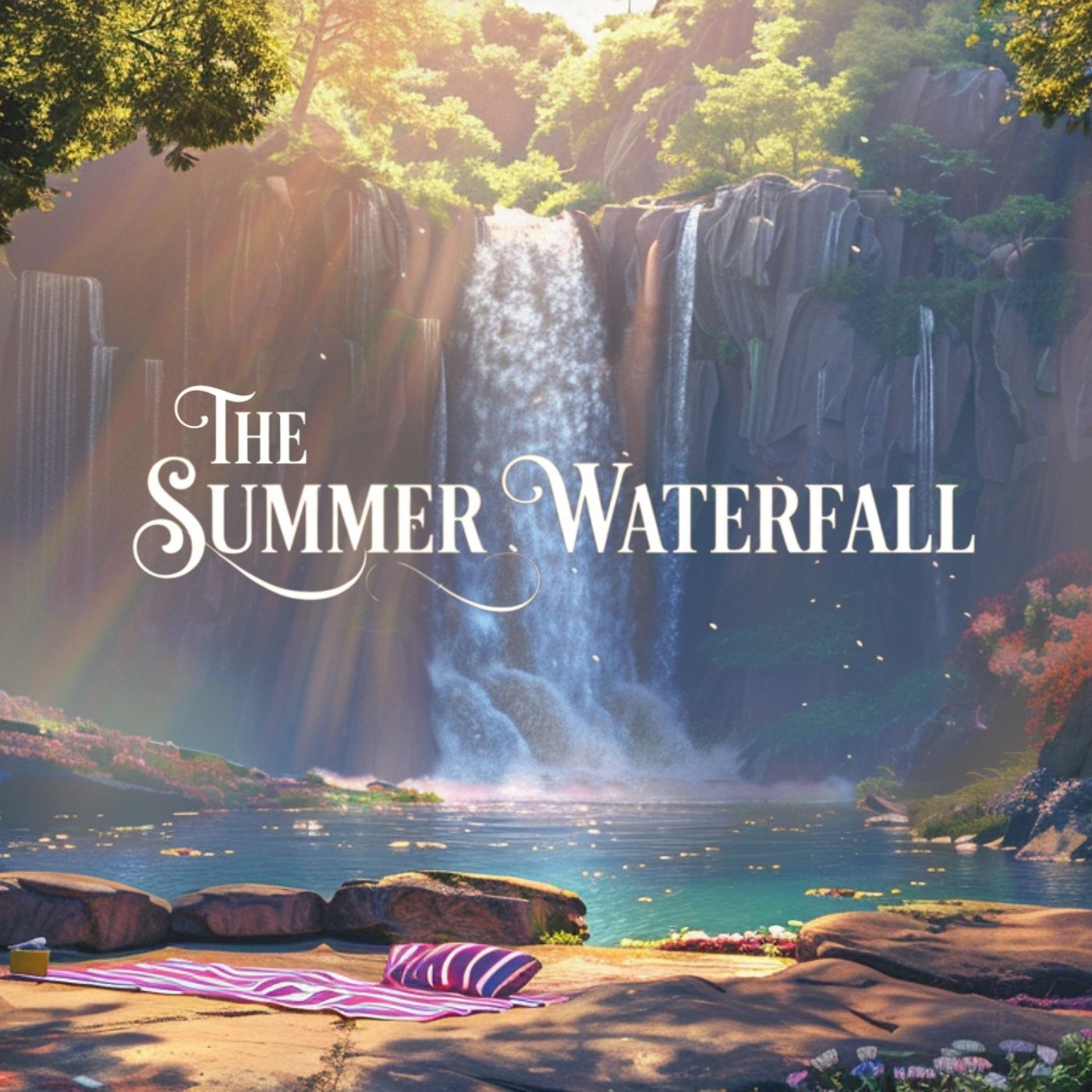 A Relaxing Day at the Waterfall 🌊⛅️ - A Bedtime Story for Grownups