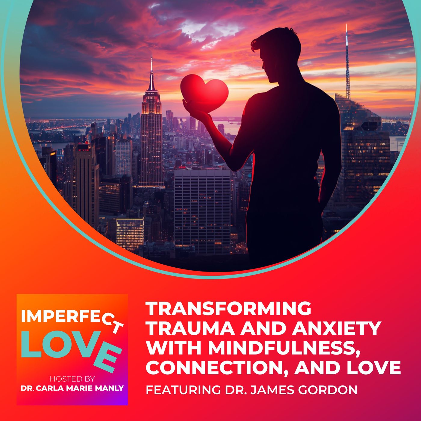 Transforming Trauma and Anxiety with Mindfulness, Connection, and Love Featuring Dr. James Gordon episode artwork