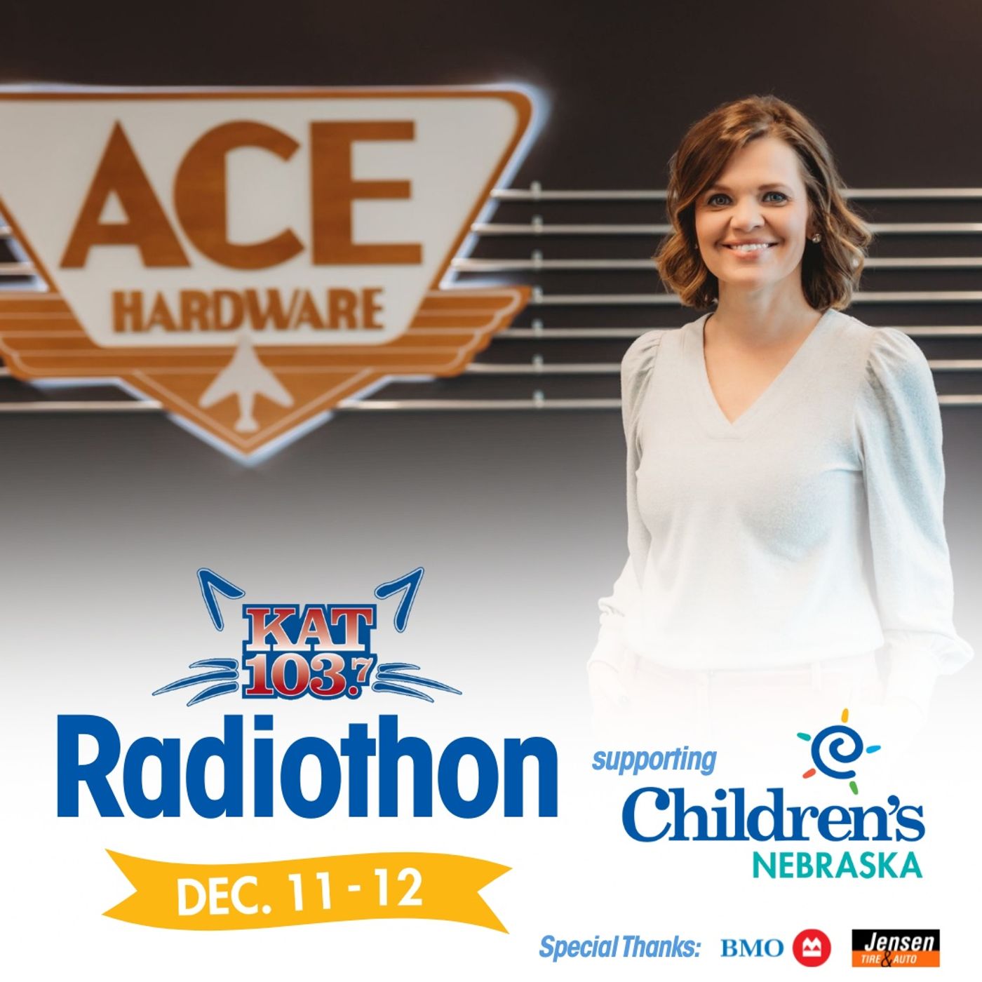 Kat 103.7 Radiothon for Children's Nebraska - Ace Hardware - Christine Doucet episode artwork