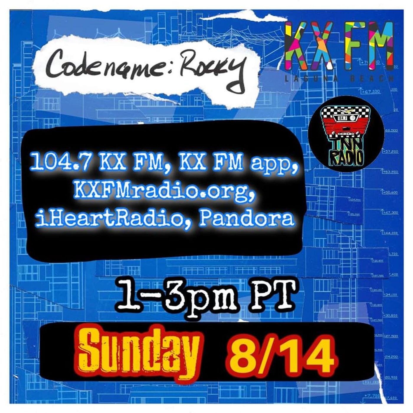 TNN RADIO | August 14, 2022 show with CodeName: Rocky episode artwork