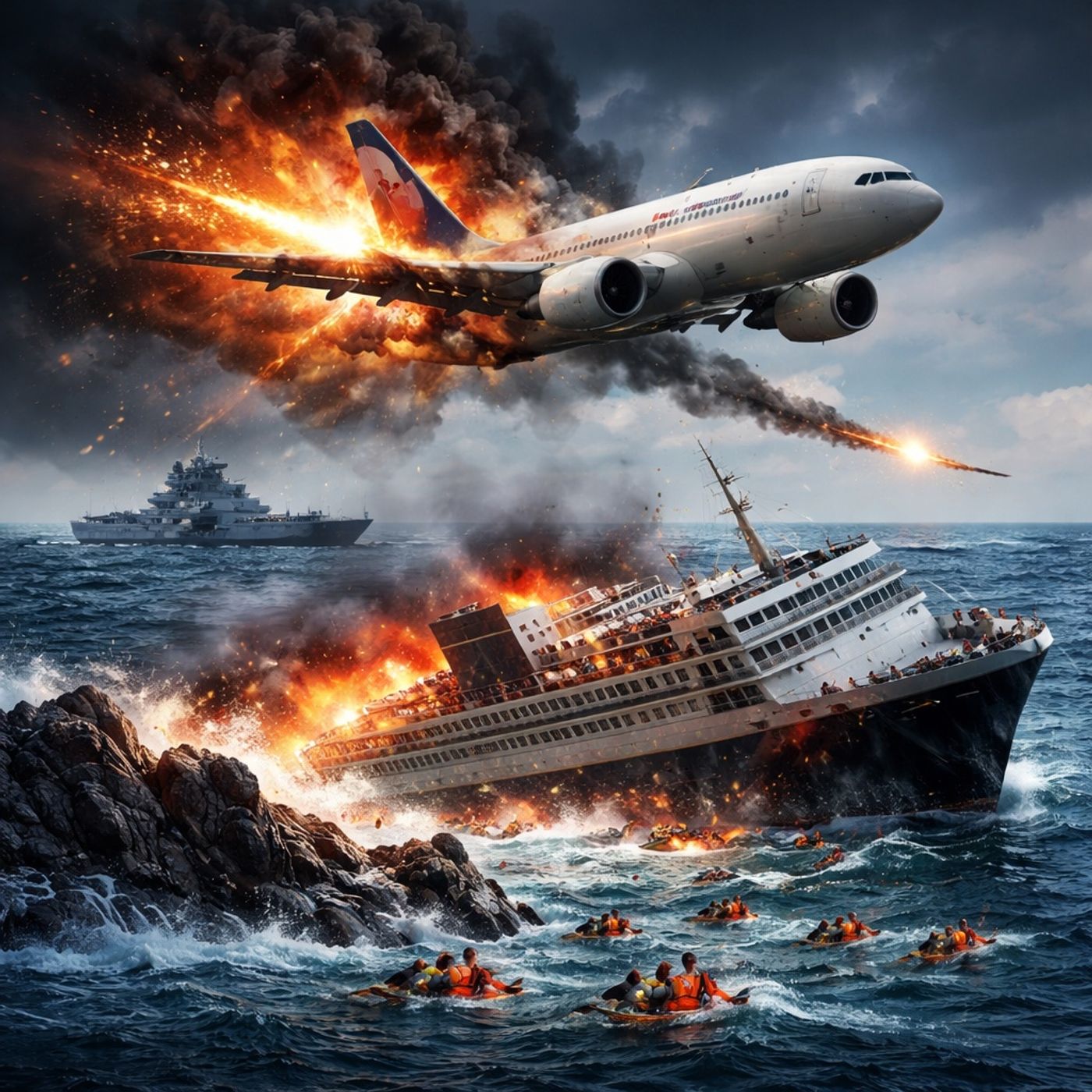 The Vincennes Shootdown and Express Samina Sinking episode artwork