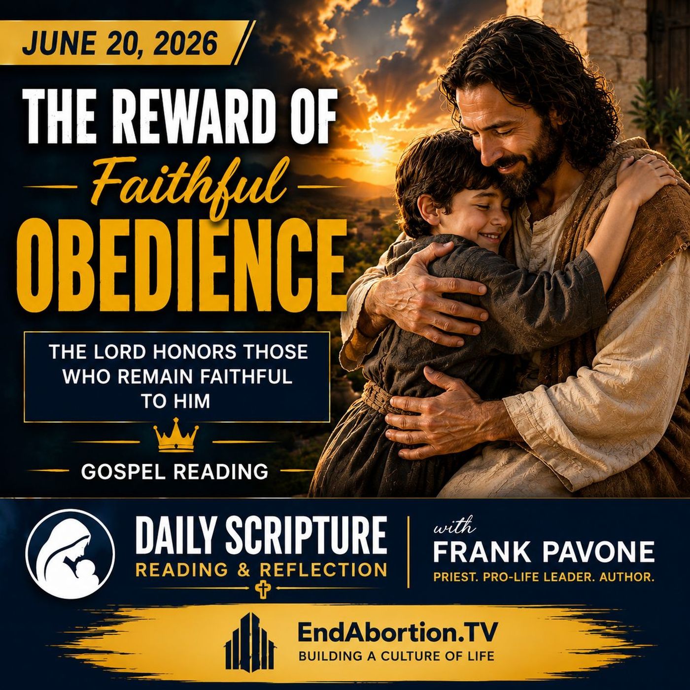 The End Abortion Podcast: Trusting God's Providence in a Crisis Pregnancy: 6-20-2026 episode artwork
