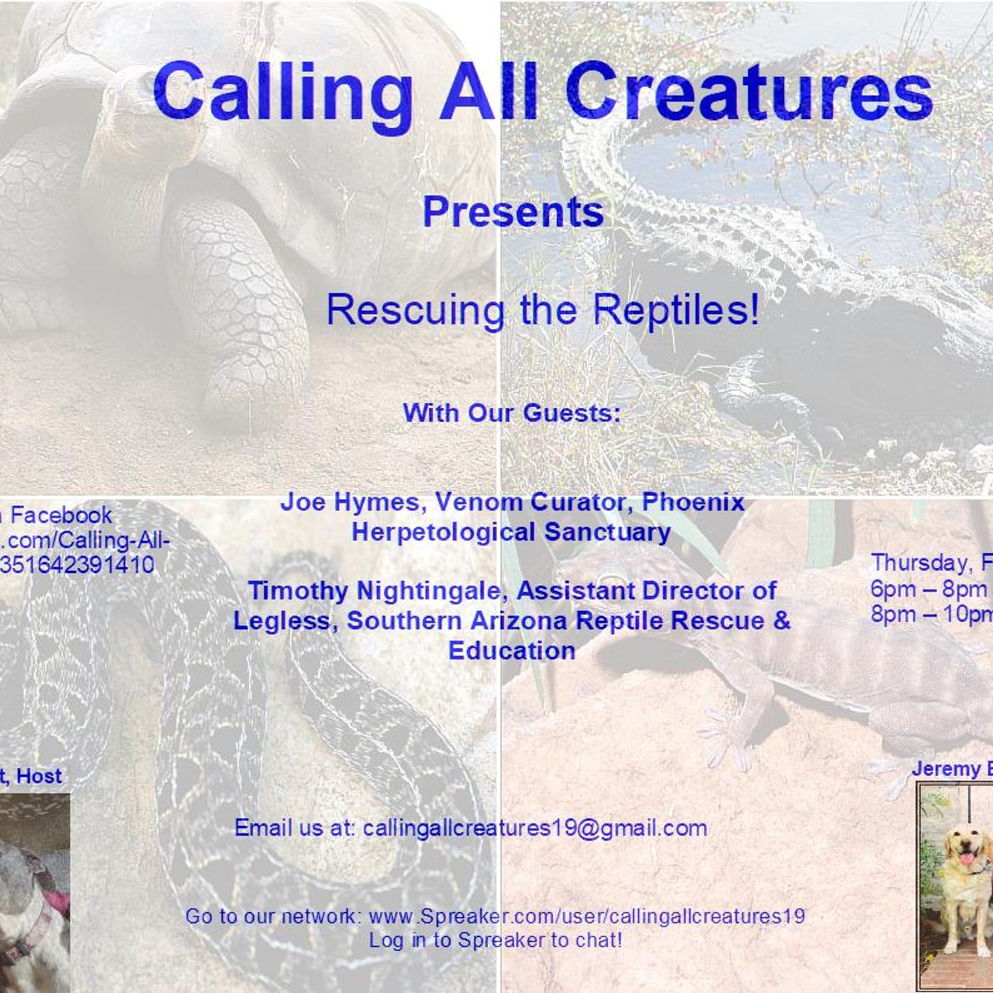 Calling All Creatures