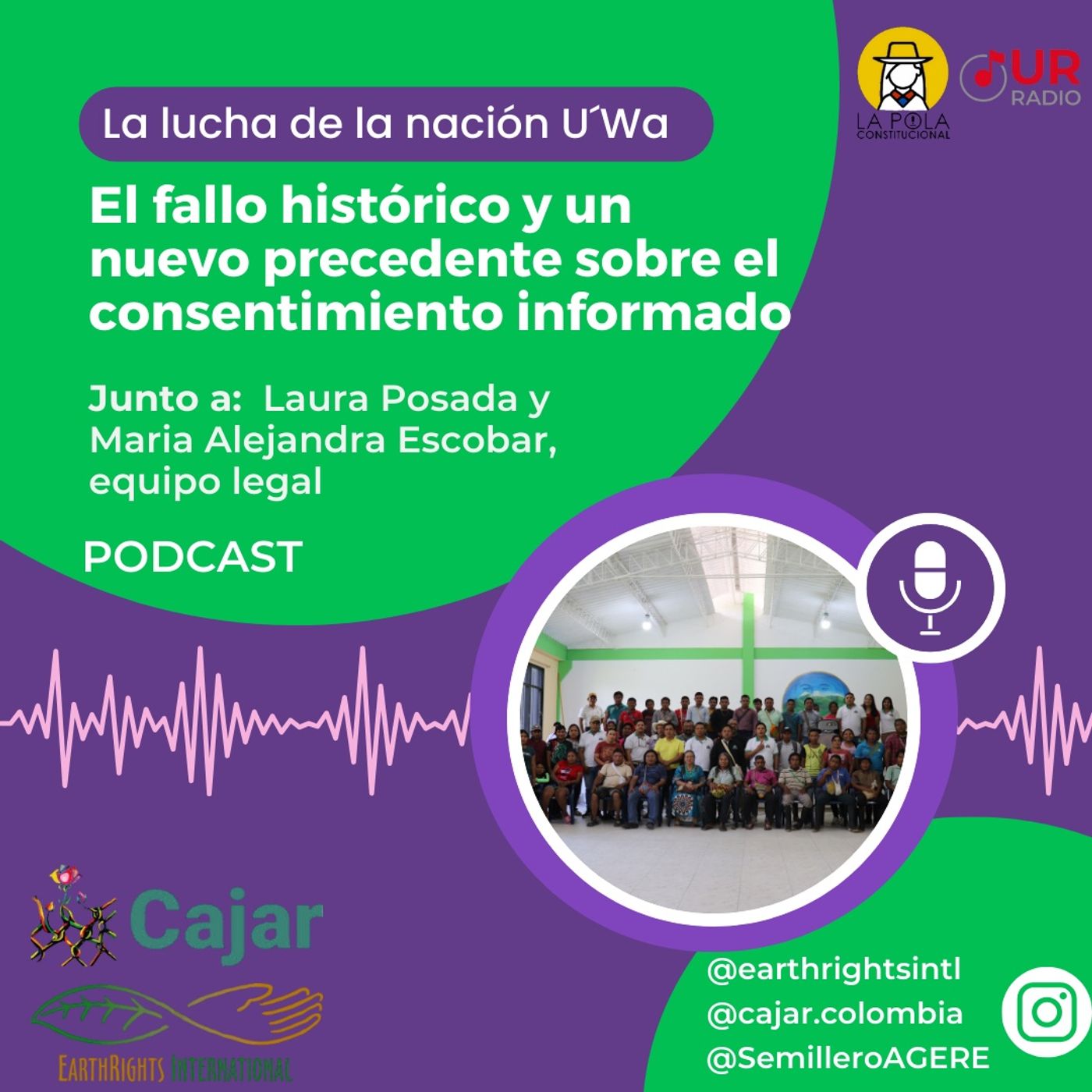 La lucha de la Nación U’wa ante la CorteIDH: ¿Cómo llevar casos de DDHH ante instancias internacionales? 2/3 episode artwork
