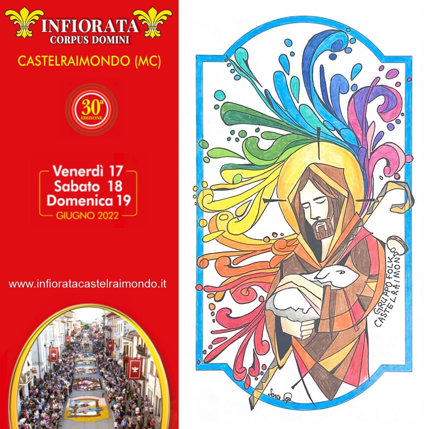 Infiorata Castelraimondo 2022 - GTMarche