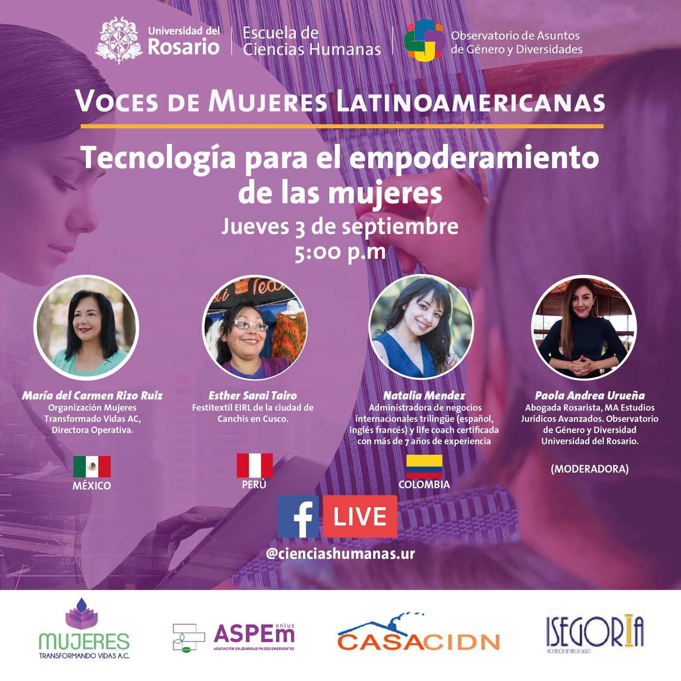 Conozca está gran apuesta "Voces de mujeres latinoamericanas" episode artwork