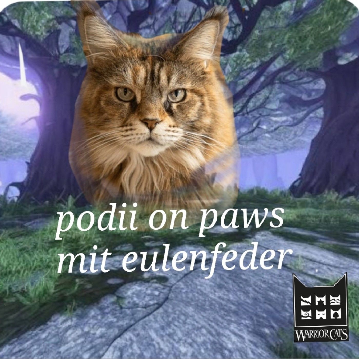 Podii on paws mit eulenfeder