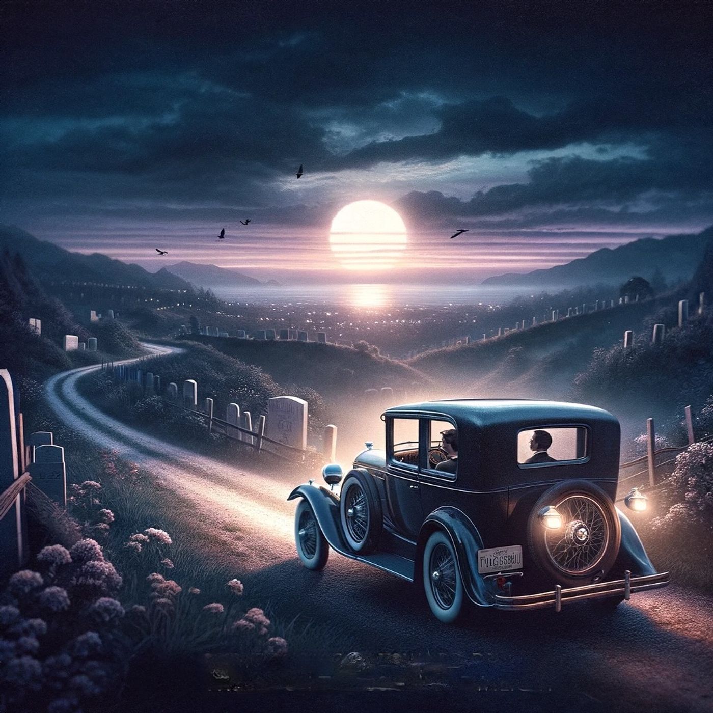 "So we drove on toward death through the cooling twilight."