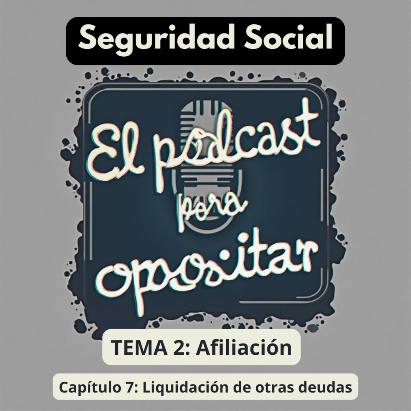 Oposiciones Seguridad Social. Tema 2: Afiliación. Capítulo 7: Liquidación de otras deudas. episode artwork