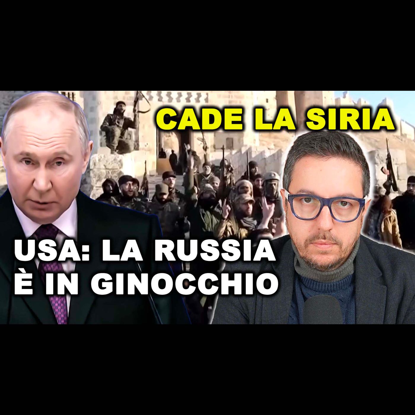 LA RUSSIA IN GINOCCHIO a causa della Siria dicono gli Stati Uniti mentre festeggiano e bombardano