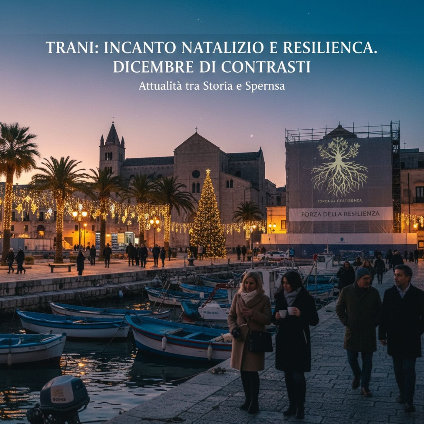 Trani tra Incanto Natalizio e la Forza della Resilienza: Un Dicembre di Contrasti