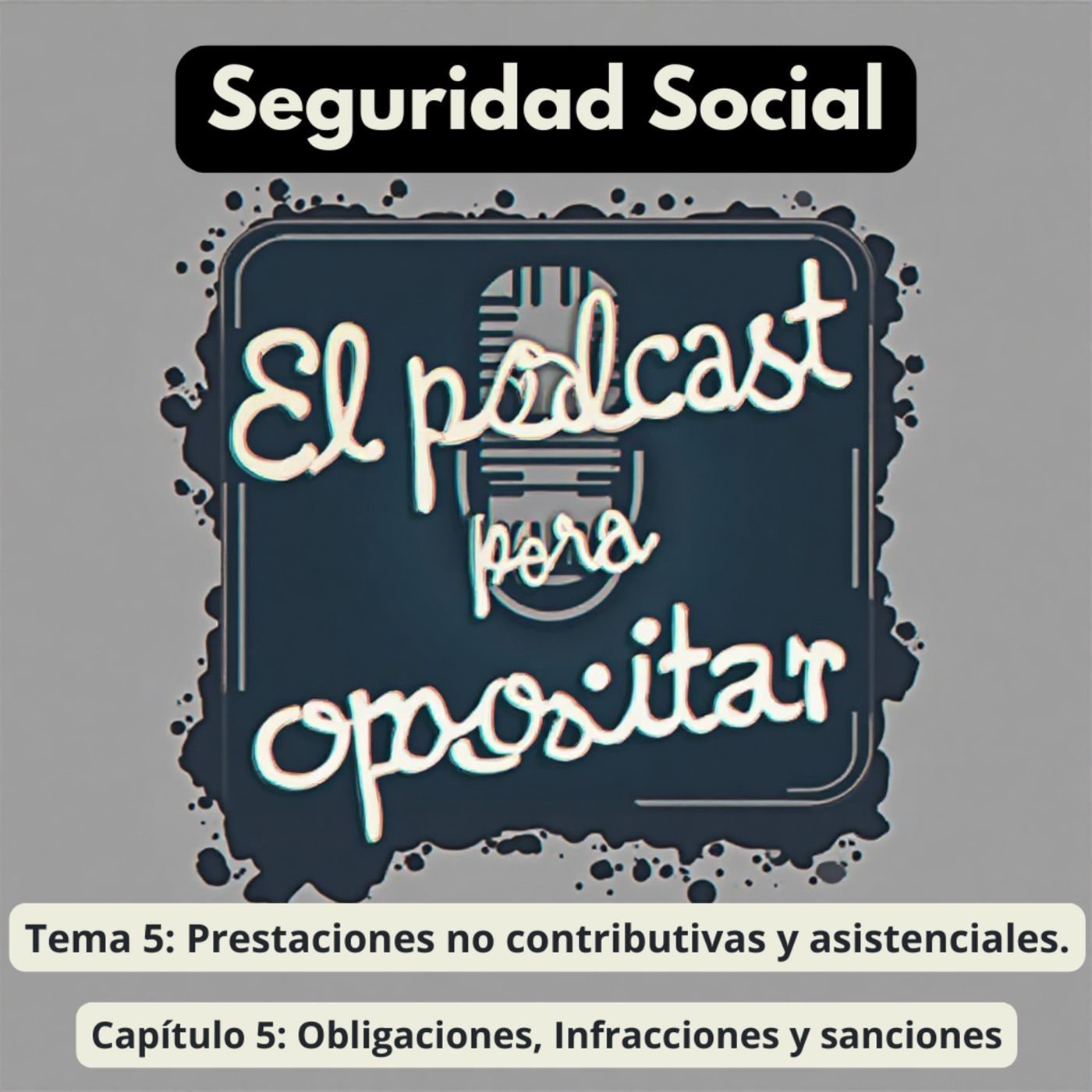 Oposiciones Seguridad Social. Tema 5: Prestaciones no contributivas y asistenciales. Capítulo 5: Obligaciones, Infracciones y sanciones episode artwork