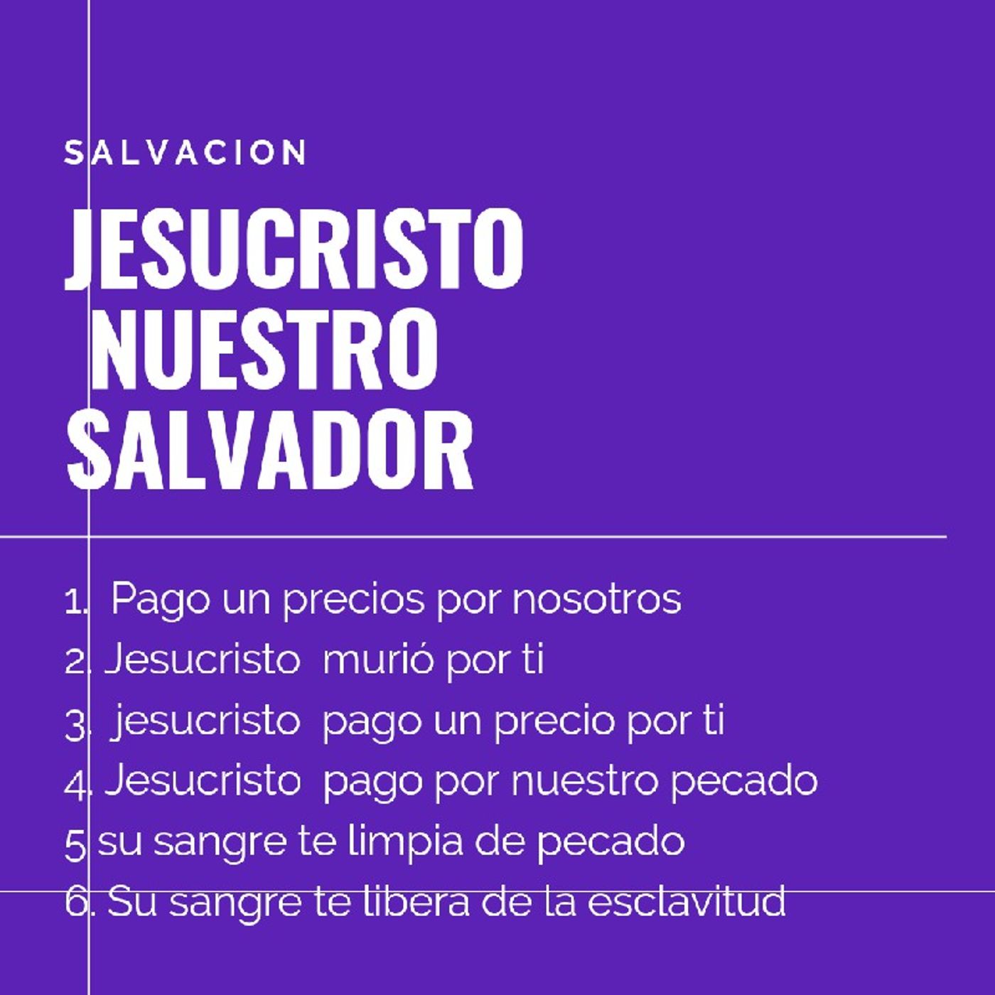 Salvación Se Escribe Con C De Cristo