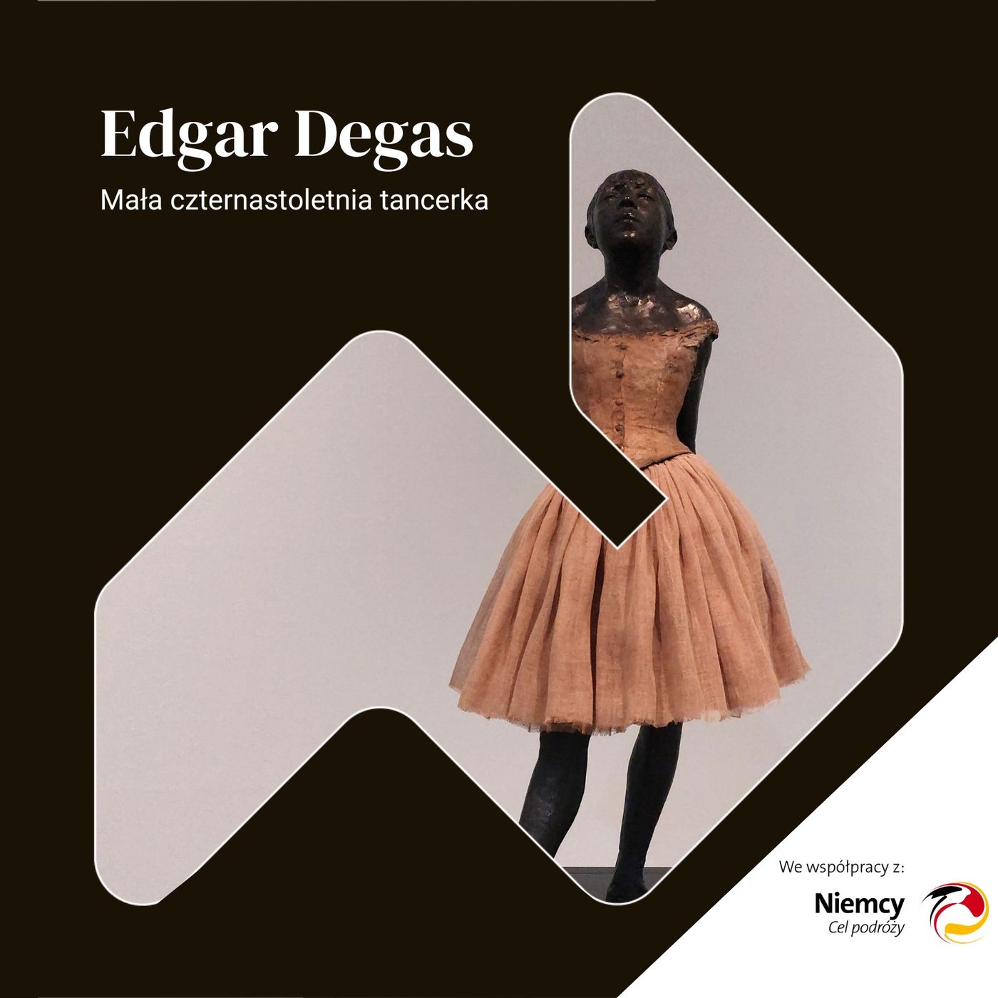 Galeria Nowych Mistrzów w Dreźnie (Albertinum) #3 - Edgar Degas - Mała czternastoletnia tancerka
