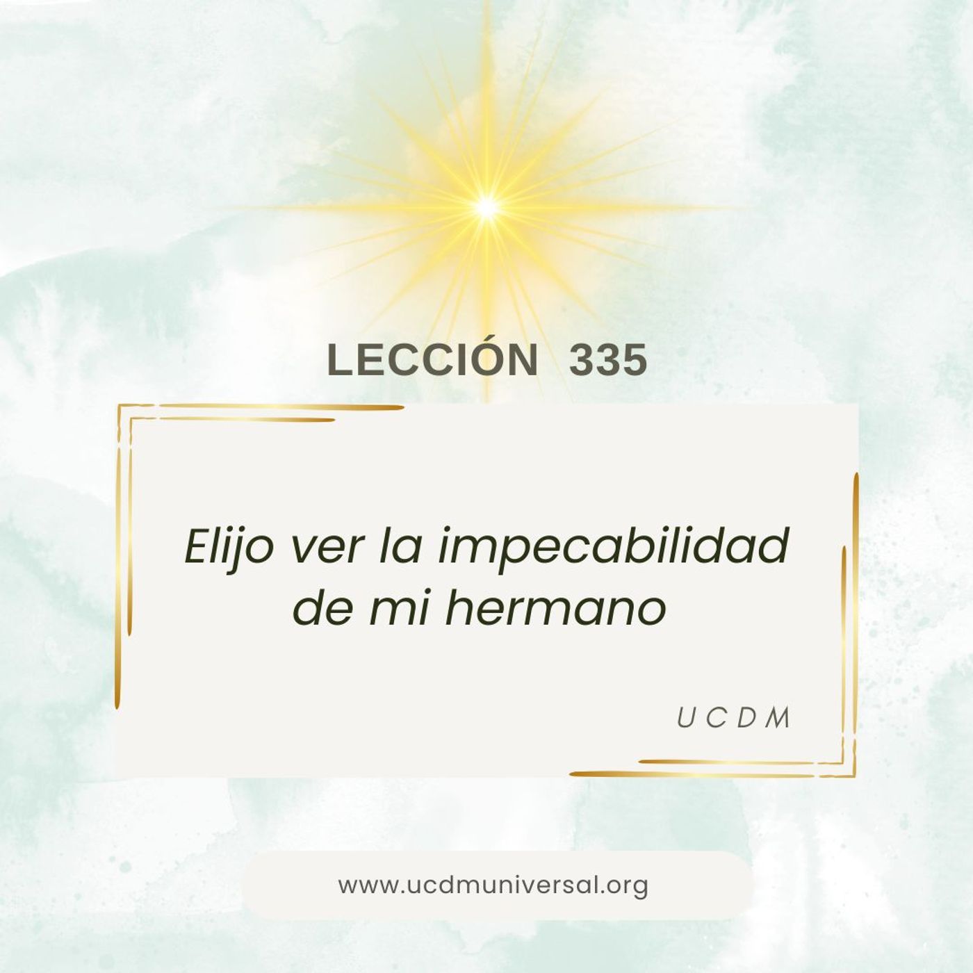 UCDM Universal LECCIÓN DEL DÍA