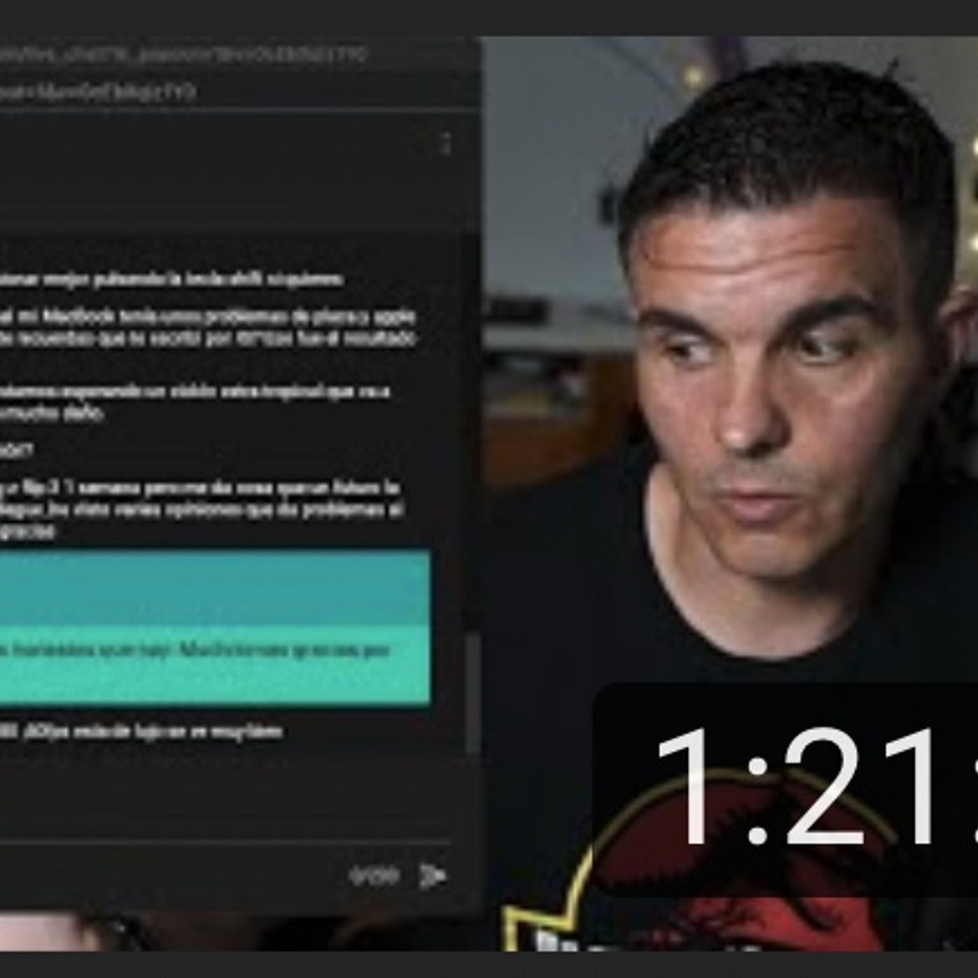 Resumen del directo de Youtube