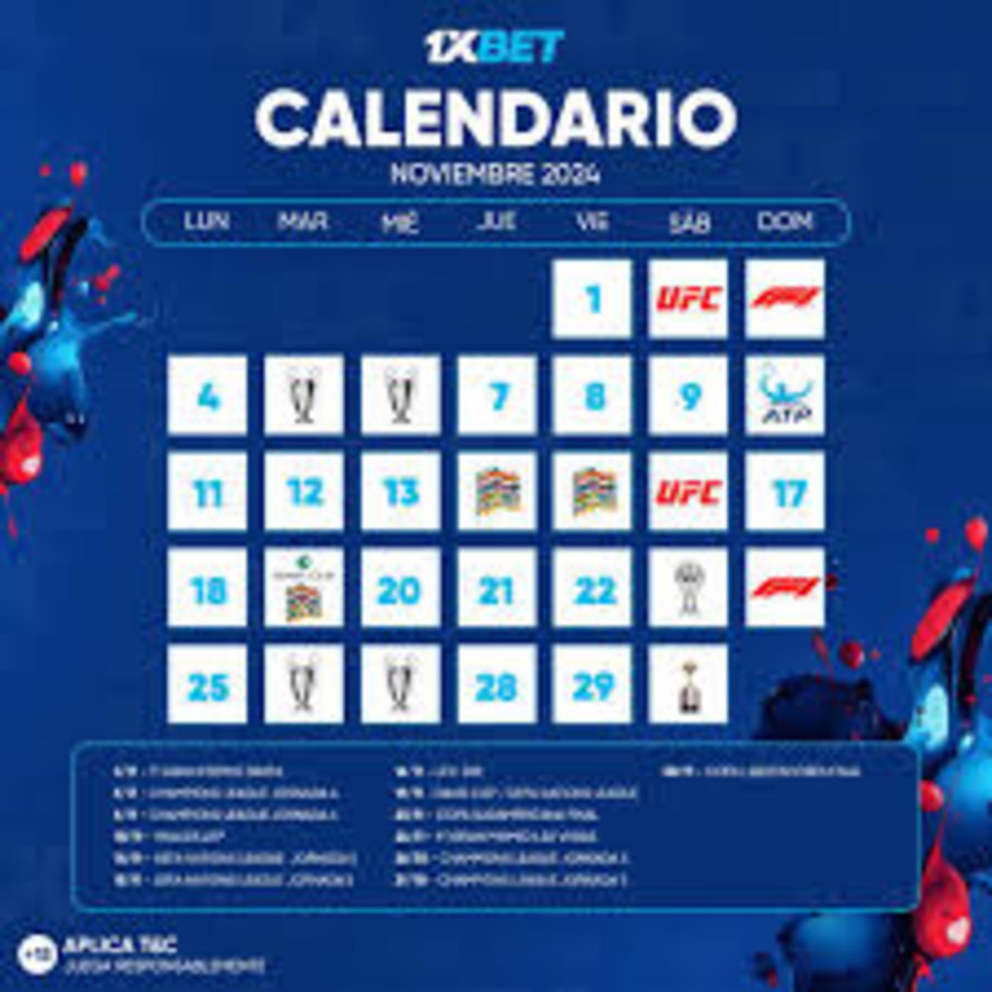 calendario deportivo: donde ver y cuando ver deporte