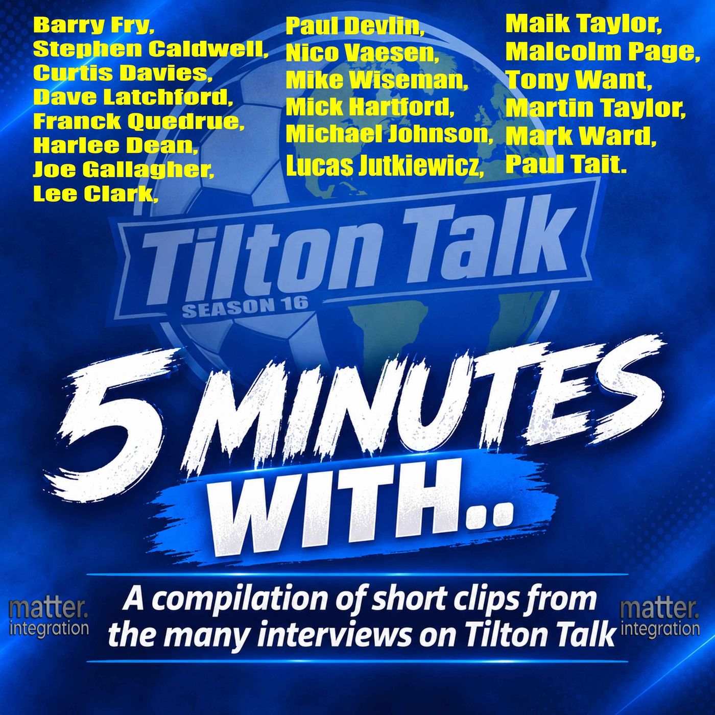 Interviews with former players/managers-Tilton Talk episode artwork