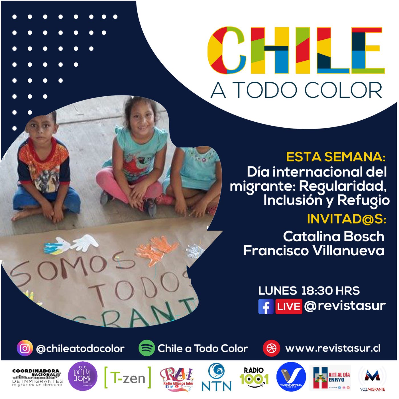 Chila a Todo Color: Día Internacional del Migrante, Regularidad, Inclusión y Refugio episode artwork