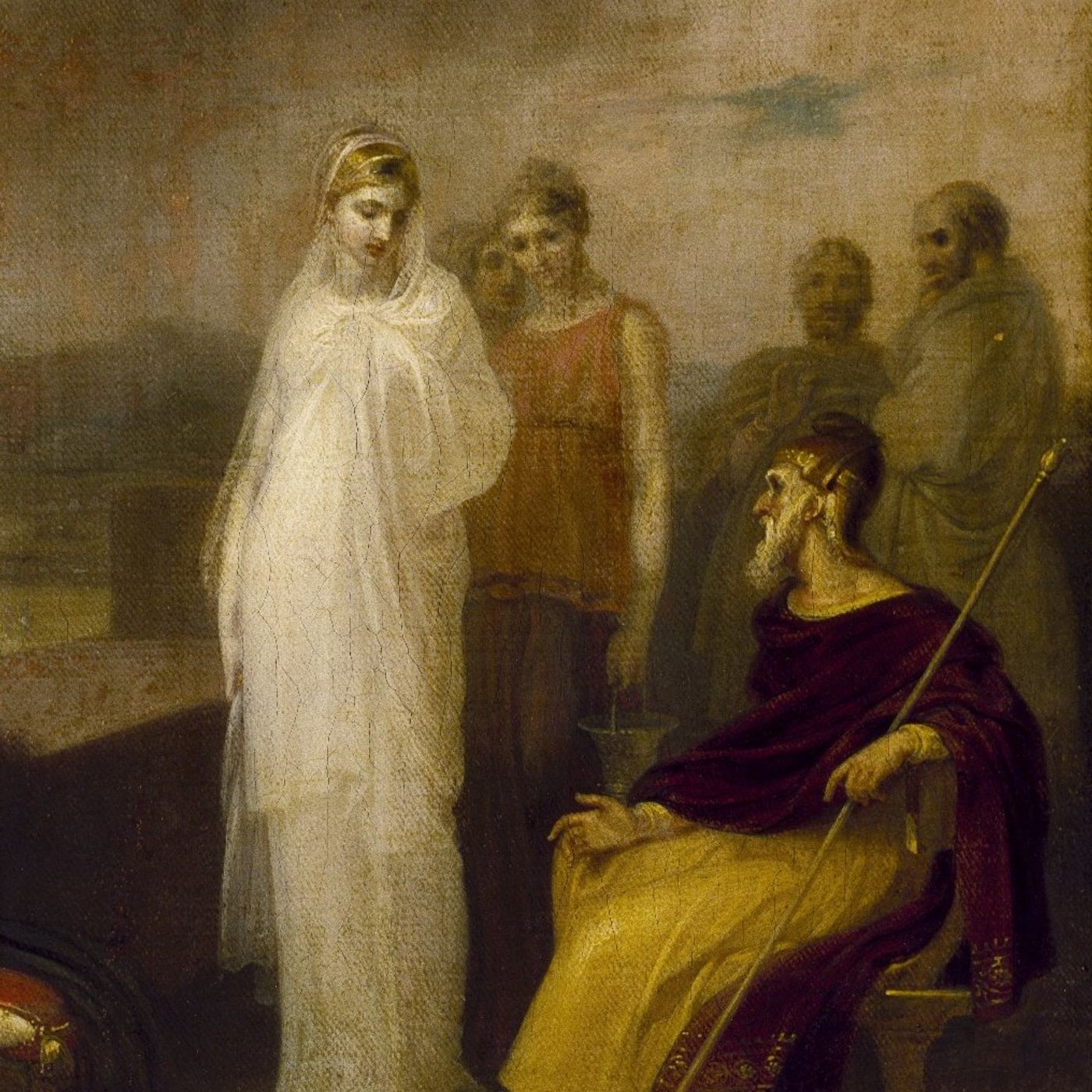 [Ilíada 3.1-243] Helena y Príamo desde la muralla