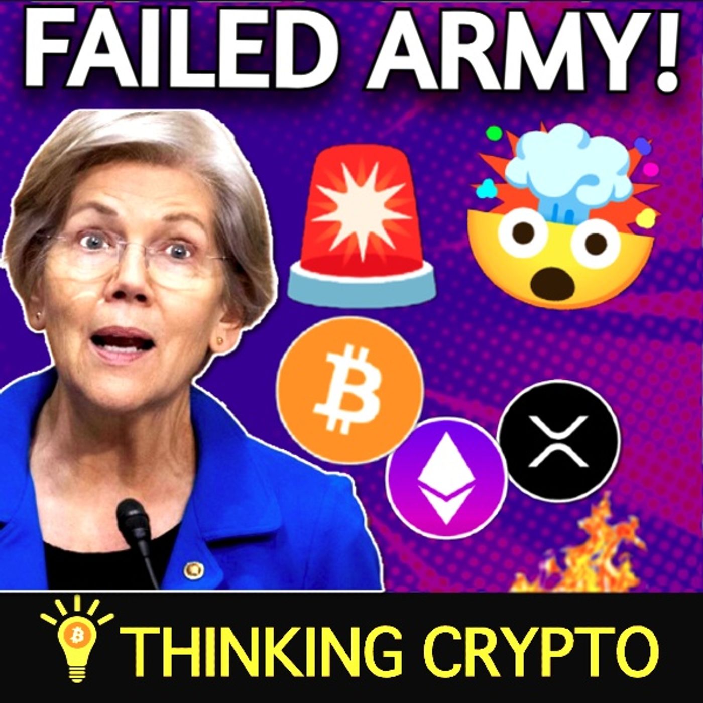 cover of episode 🚨ELIZABETH WARREN'S ANTI CRYPTO ARMY IS FAILING!