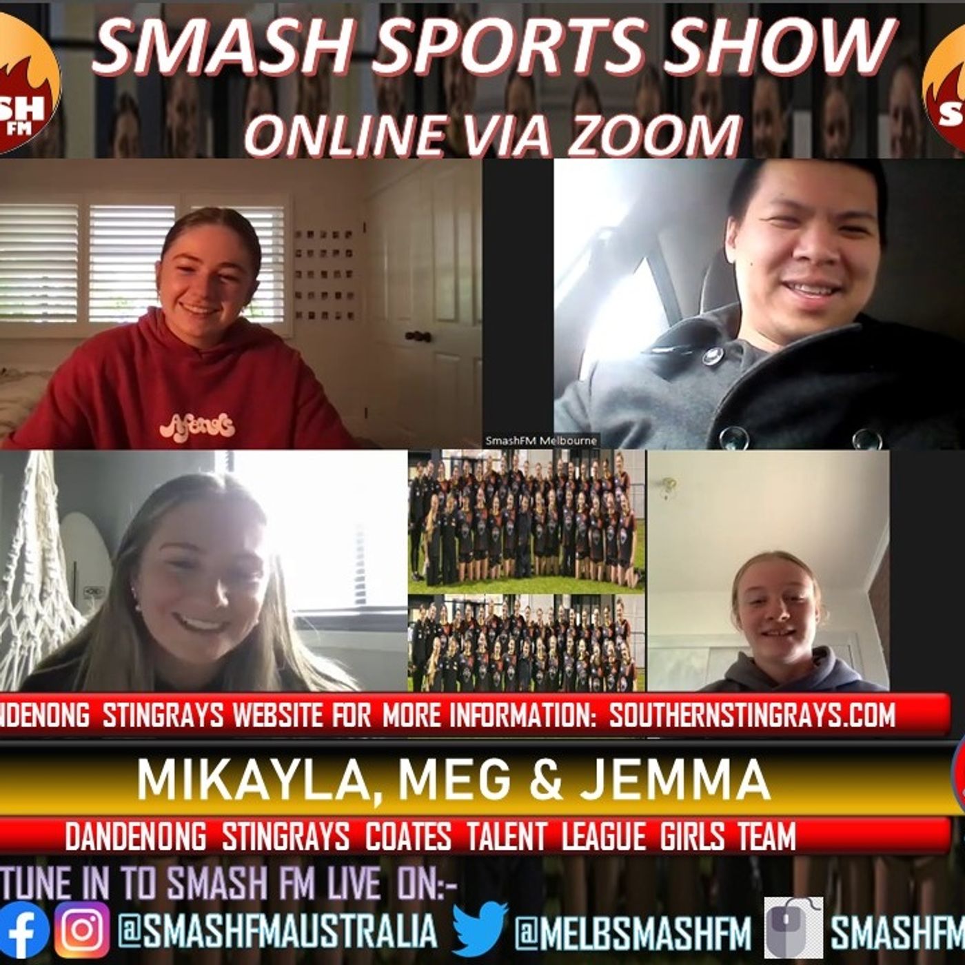 SSS10THYR: Dandenong Stingrays Talent League Girls Club B&F Winners Interviews 151023