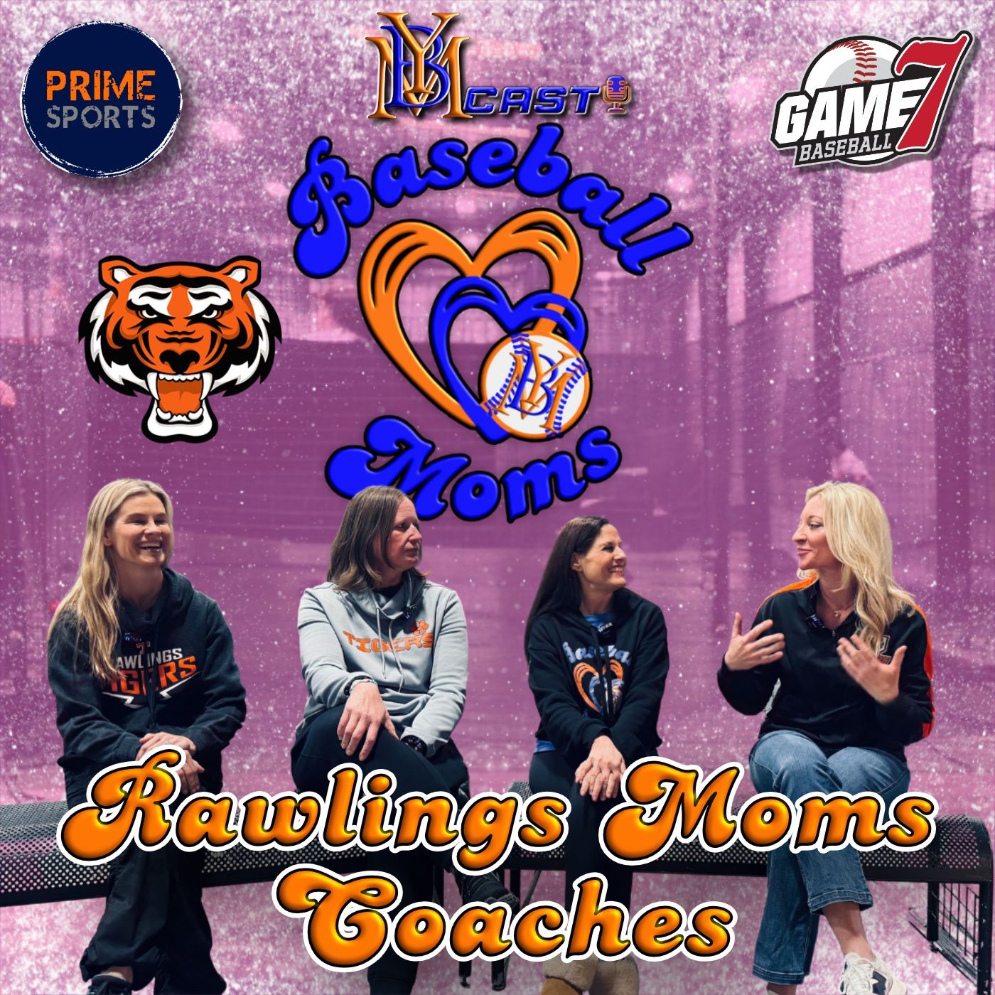 Baseball Moms | Rawlings Tiger's Mom Coaches | YBMcast episode artwork