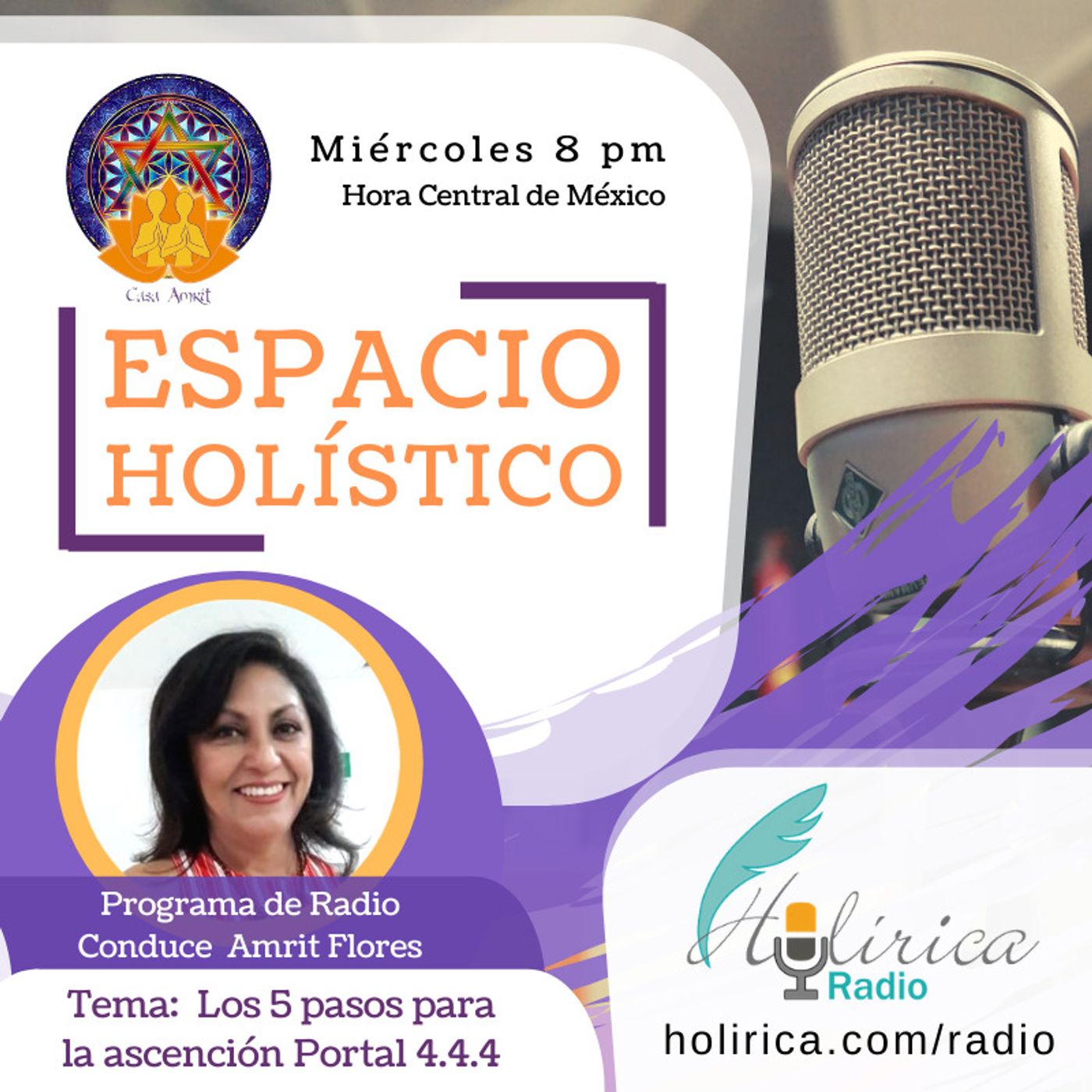 ESPACIO HOLISTICO. AMRIT FLORES episode artwork