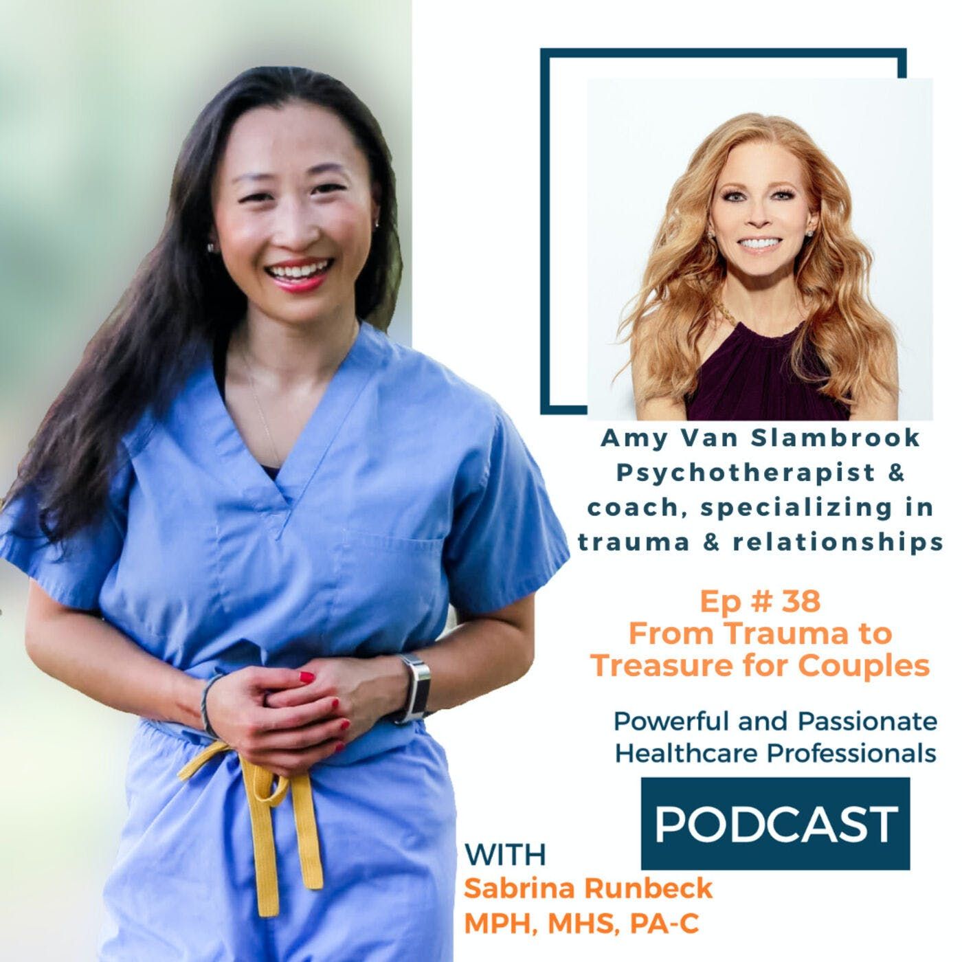 Ep 38 - From Trauma to Treasure for Couples with Amy Van Slambrook