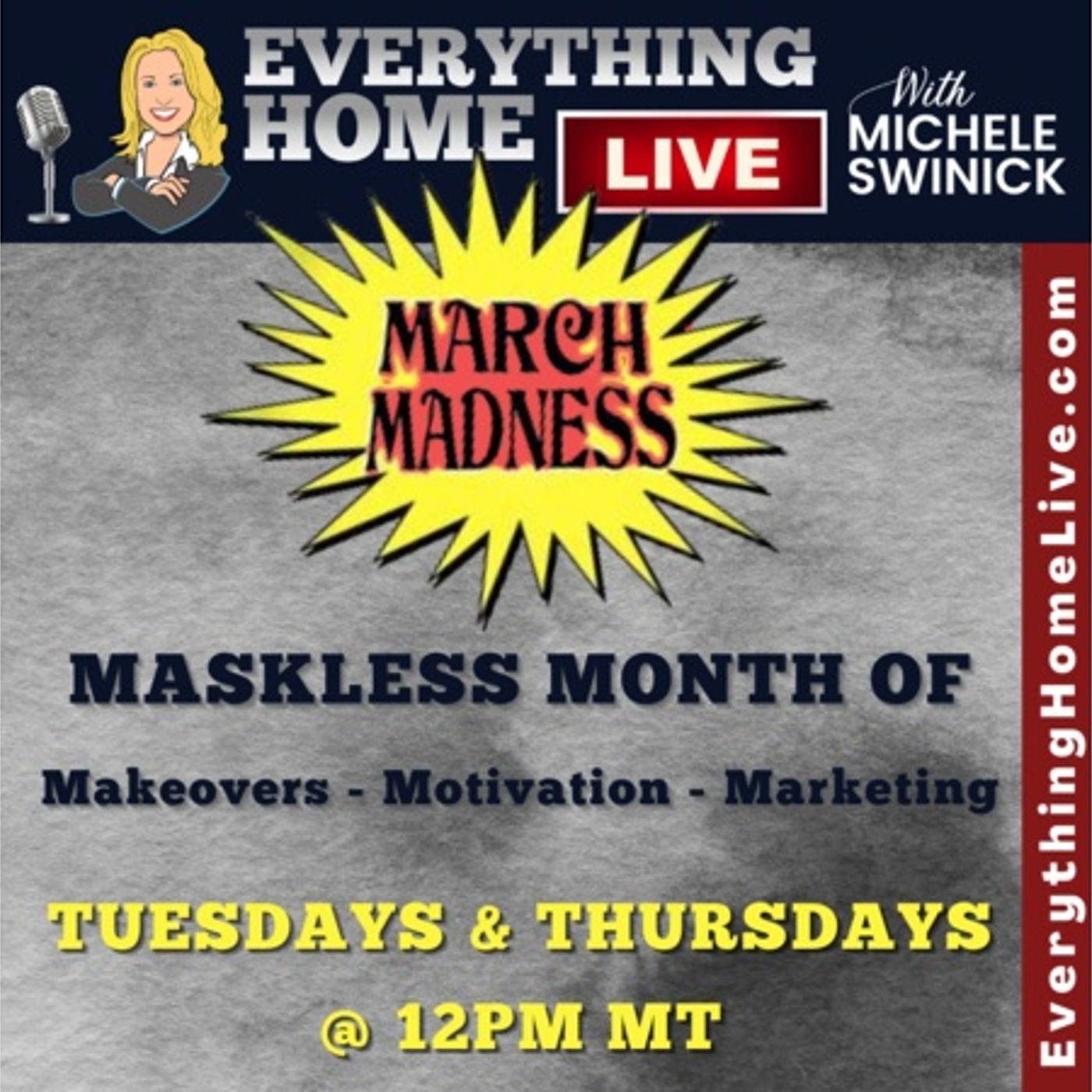 171 LIVE: March Madness Maskless Month of Makeovers, Motivation & Marketing-INFO episode artwork