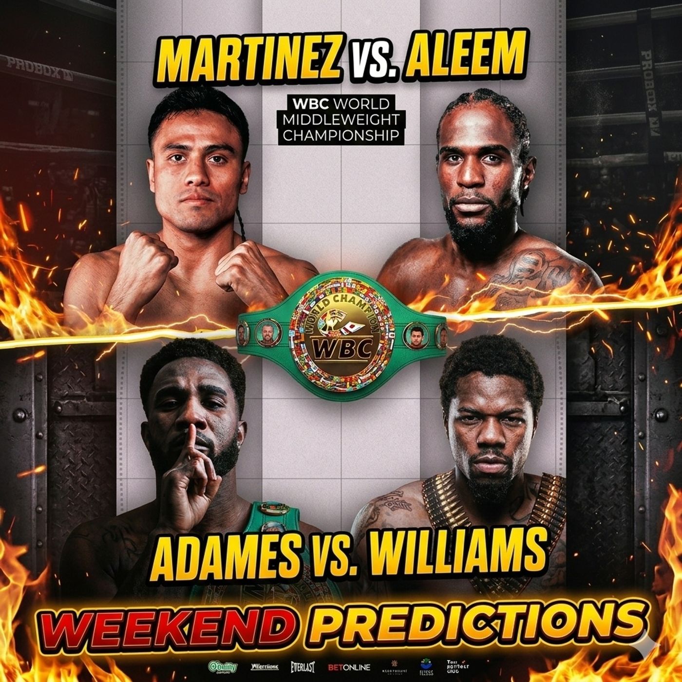 ☎️ Adames Defends WBC vs Williams & Martinez vs Aleem Title Wars! March 21 Preview🔥