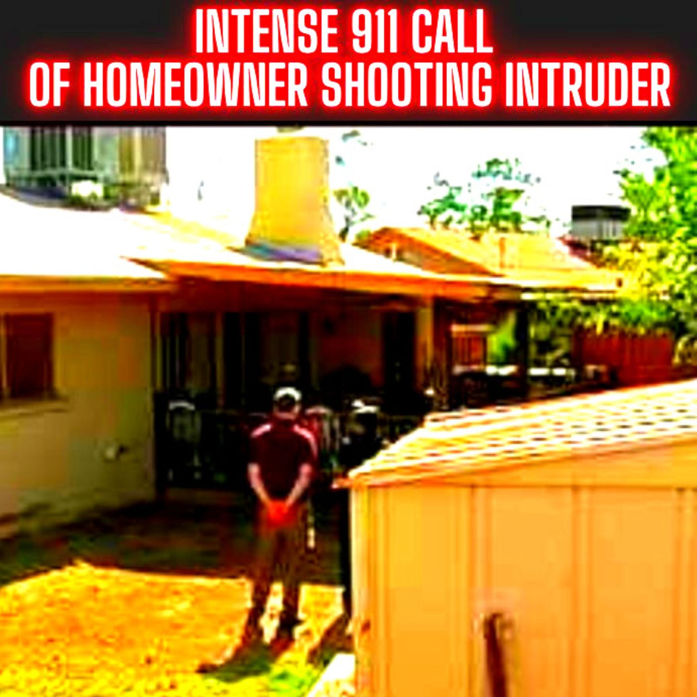 Intense 911 call of homeowner shooting intruder