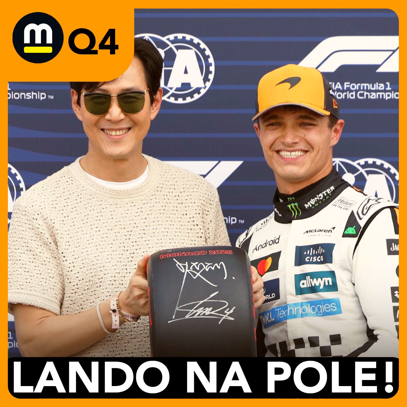 Norris bate Leclerc e crava pole em Mônaco, com Piastri em 3º! BORTOLETO 16º | Q4 episode artwork