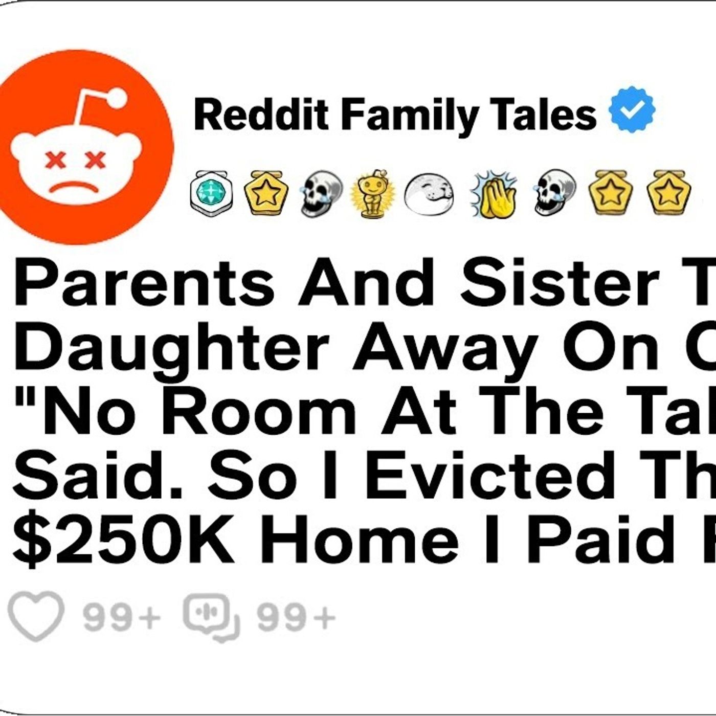 Parents And Sister Turned My Daughter Away On Christmas.  No Room At The Table ... - Reddit Stories episode artwork