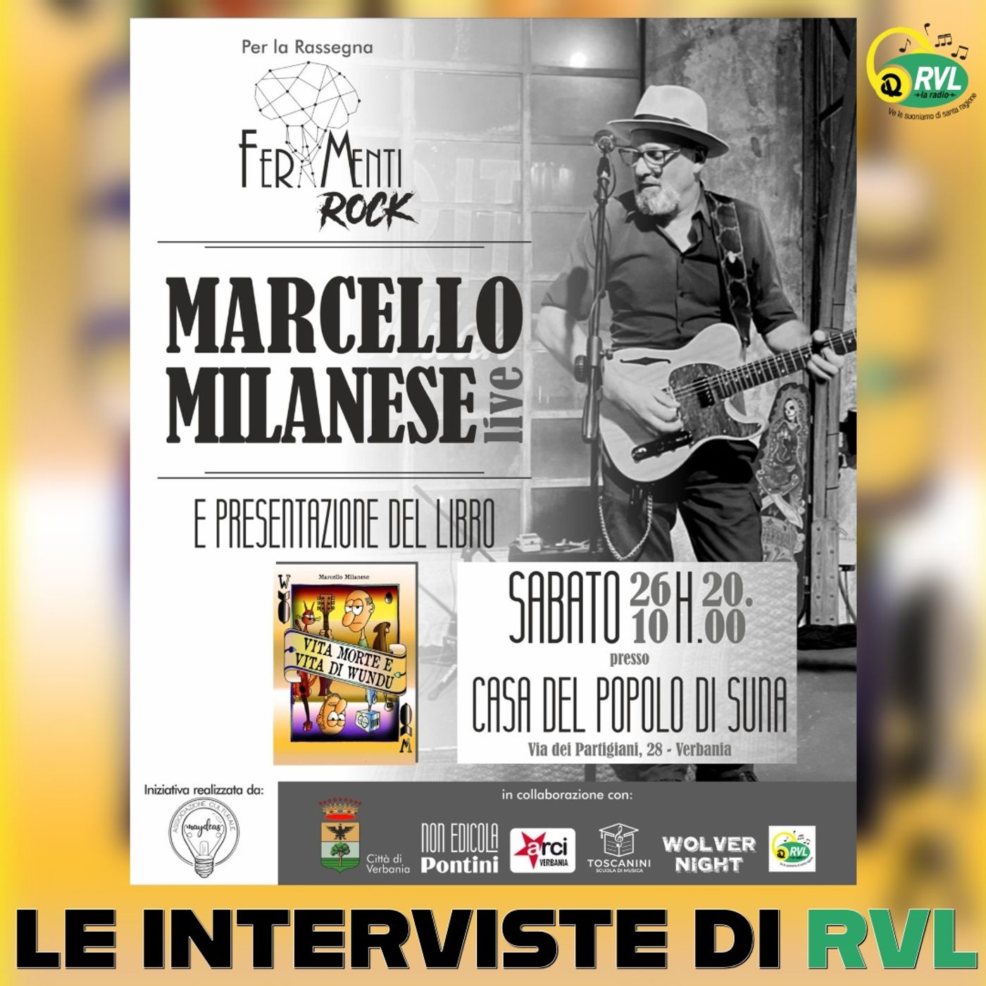 👇 𝗠𝗔𝗥𝗖𝗘𝗟𝗟𝗢 𝗠𝗜𝗟𝗔𝗡𝗘𝗦𝗘 presenta “𝗩𝗶𝘁𝗮 𝗠𝗼𝗿𝘁𝗲 𝗲 𝗩𝗶𝘁𝗮 𝗱𝗶 𝗪𝘂𝗻𝗱𝘂” 📻 episode artwork